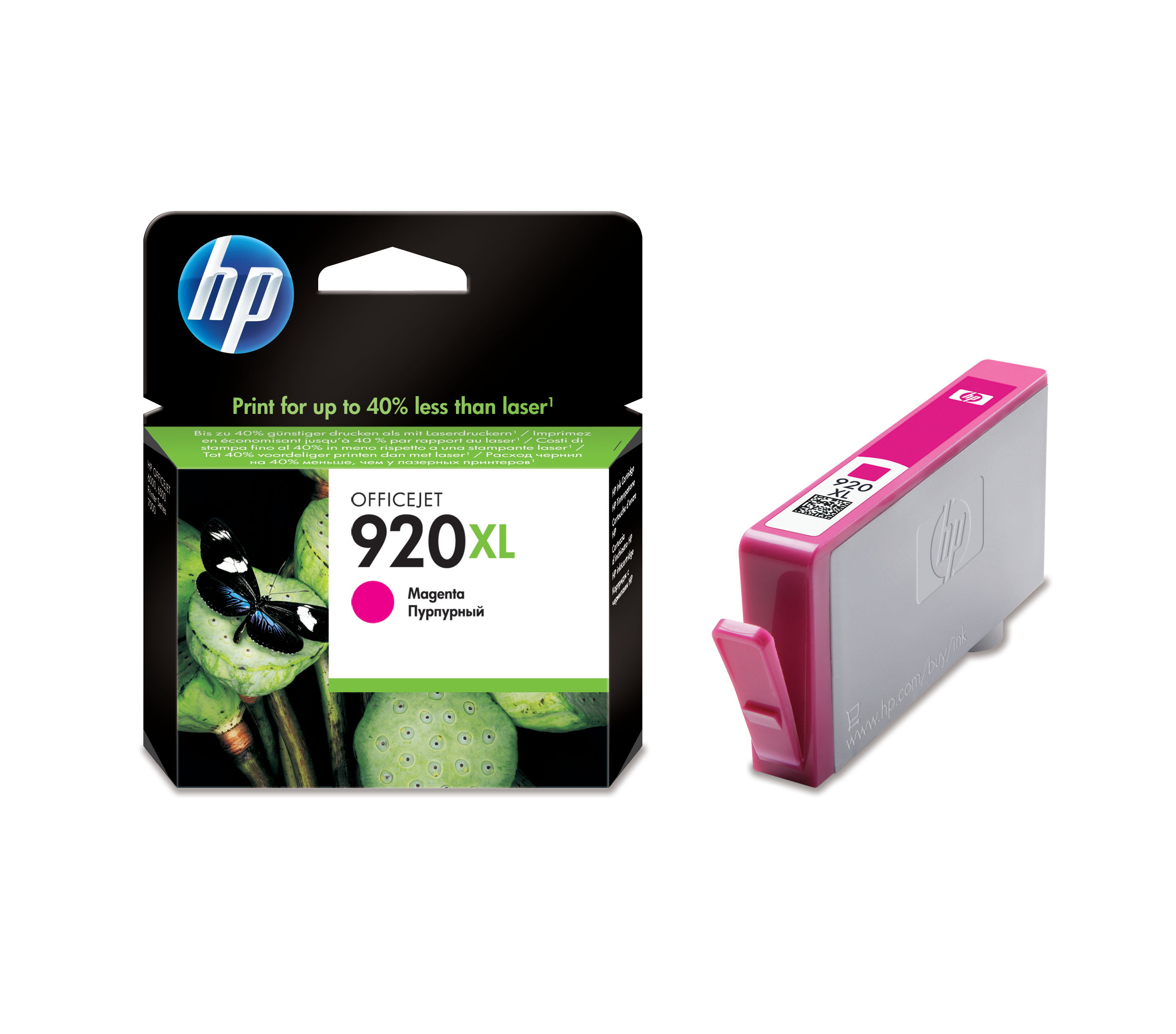 HP Tintenpatrone magenta HC (CD973AE, 920XL)