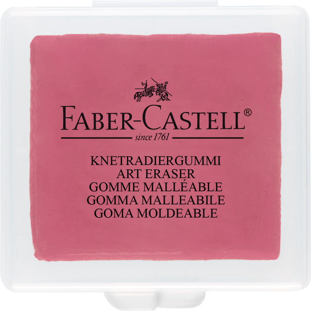 FABER-CASTELL Knetgummi 38x35x8mm 127321 farbig ass.