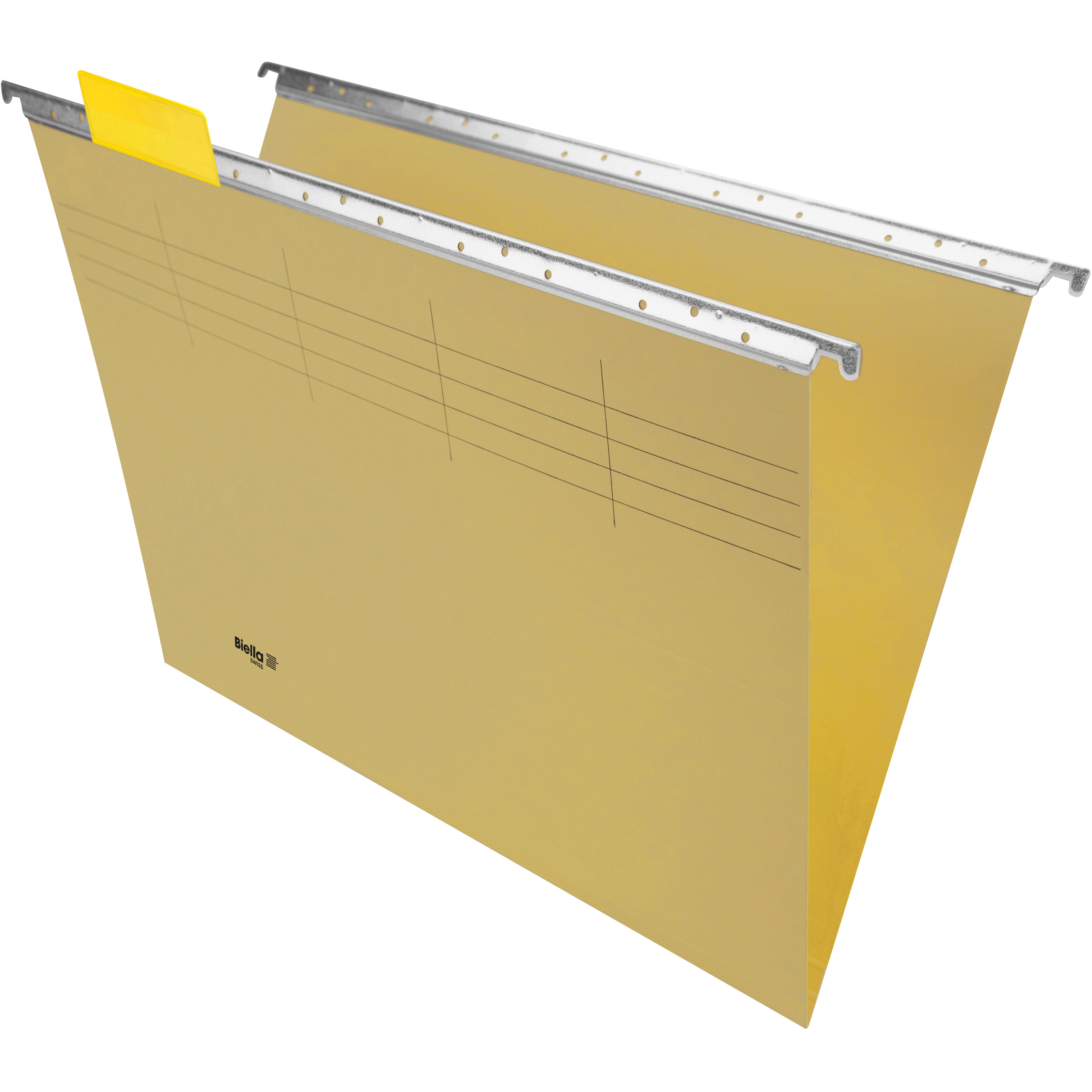 BIELLA Hängemappen-Set A4 27125520U gelb 32x25cm 25 Stück