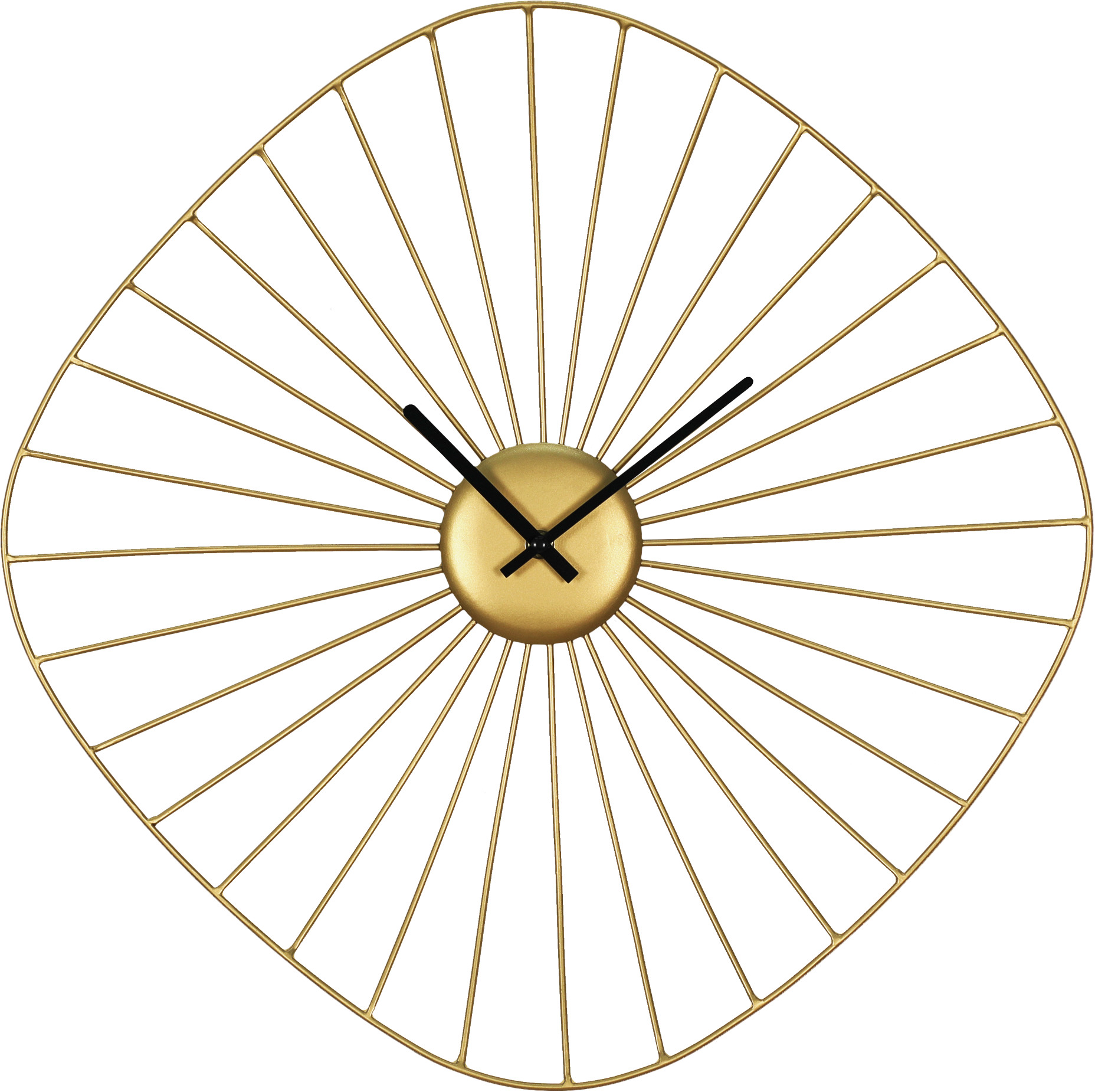 EGLO Wanduhr Matsumoto 50x50cm 425514 gold/schwarz