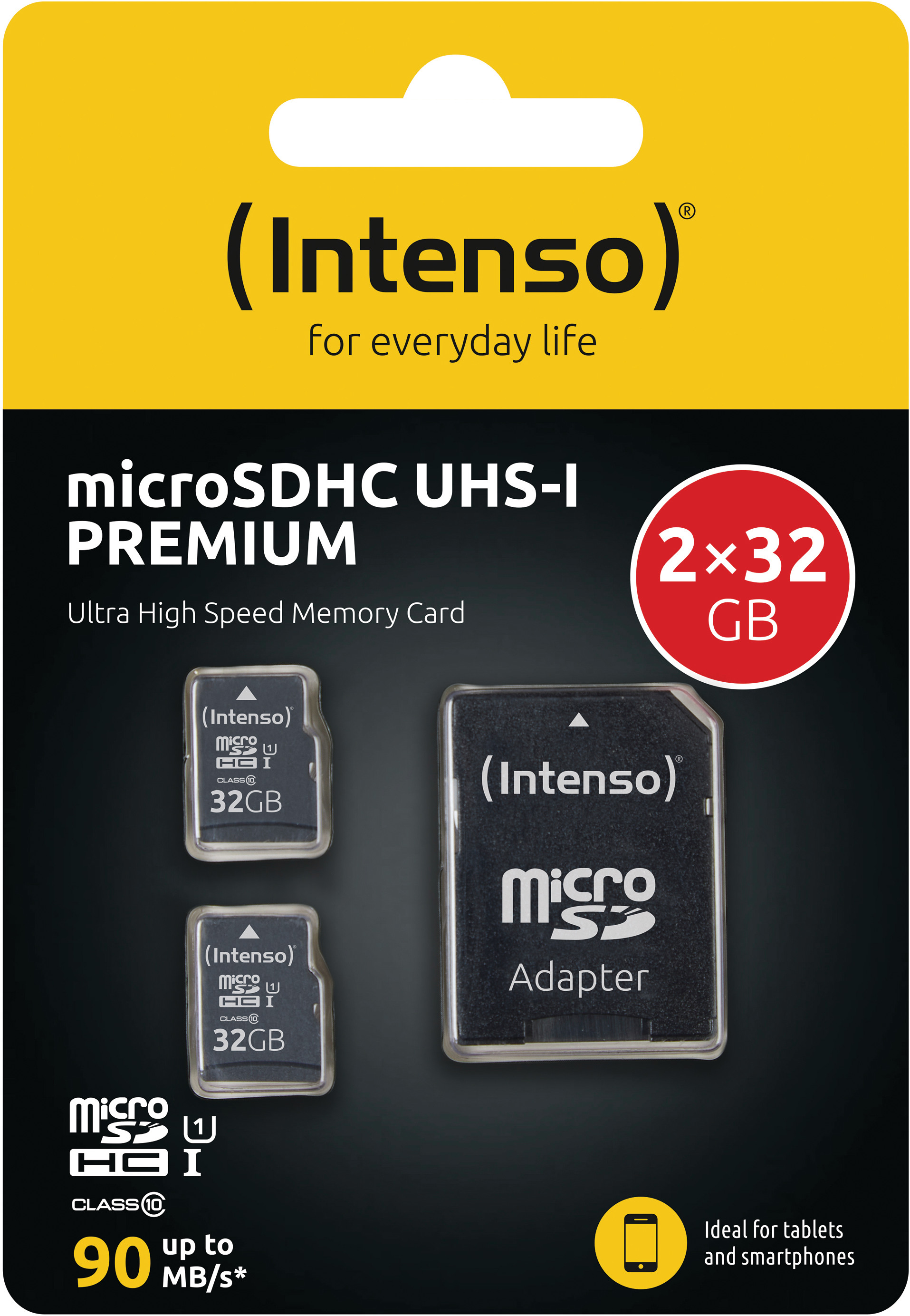 INTENSO Micro SD class 10 2x32GB 3423482