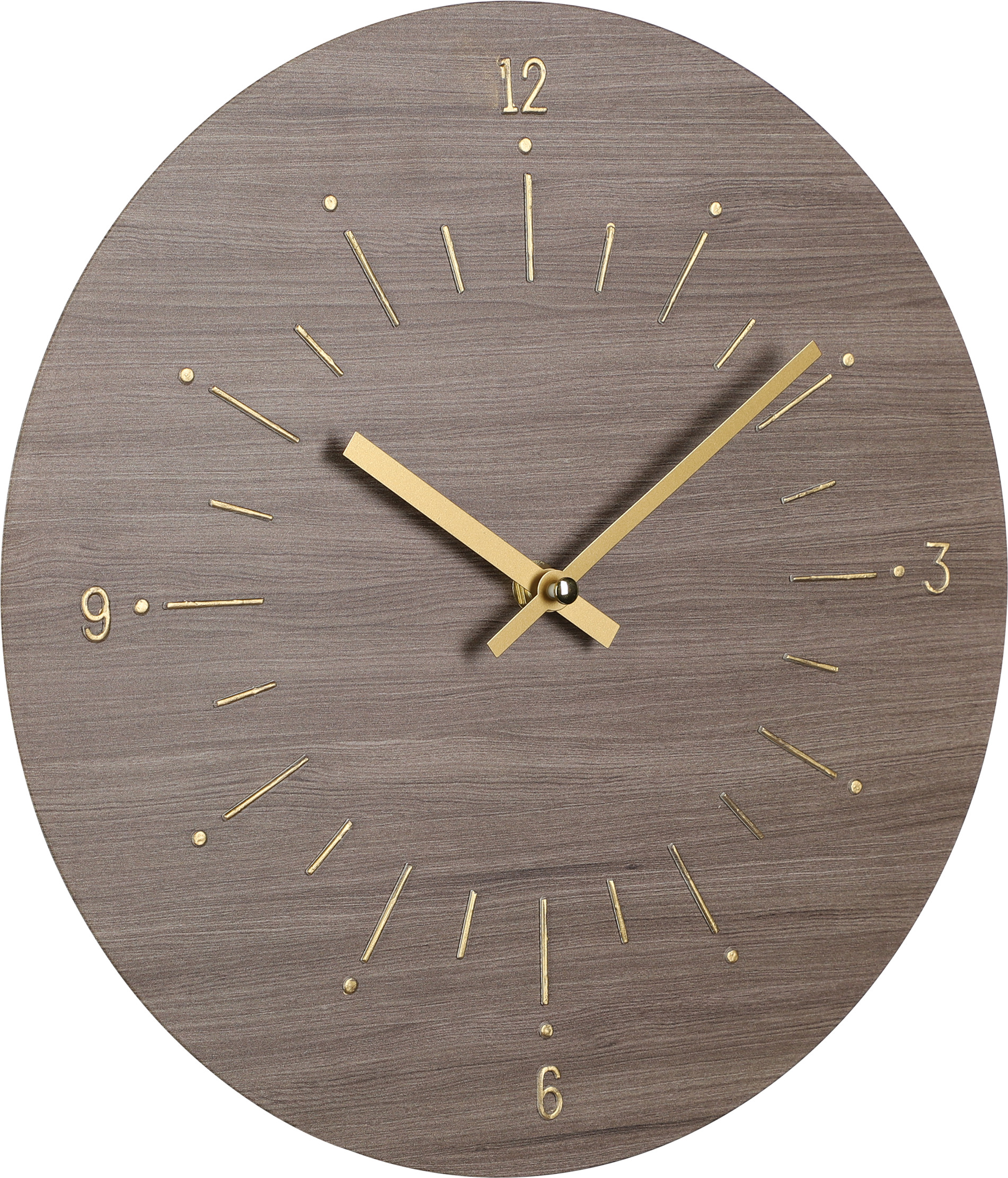 EGLO Wanduhr Takahagi 30cm 425508 braun/gold