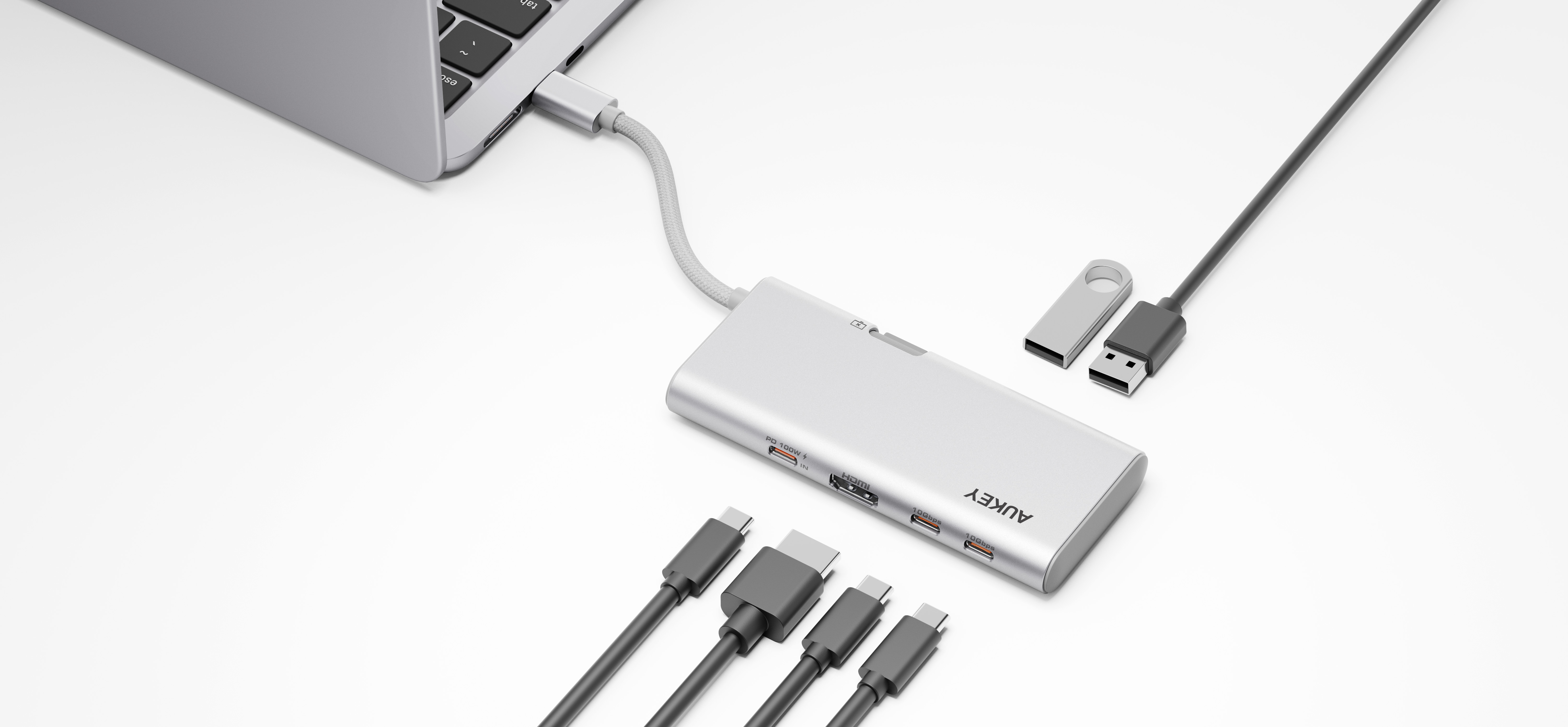 AUKEY Hub 6-in-1 OfficeDok UH-CHU02
