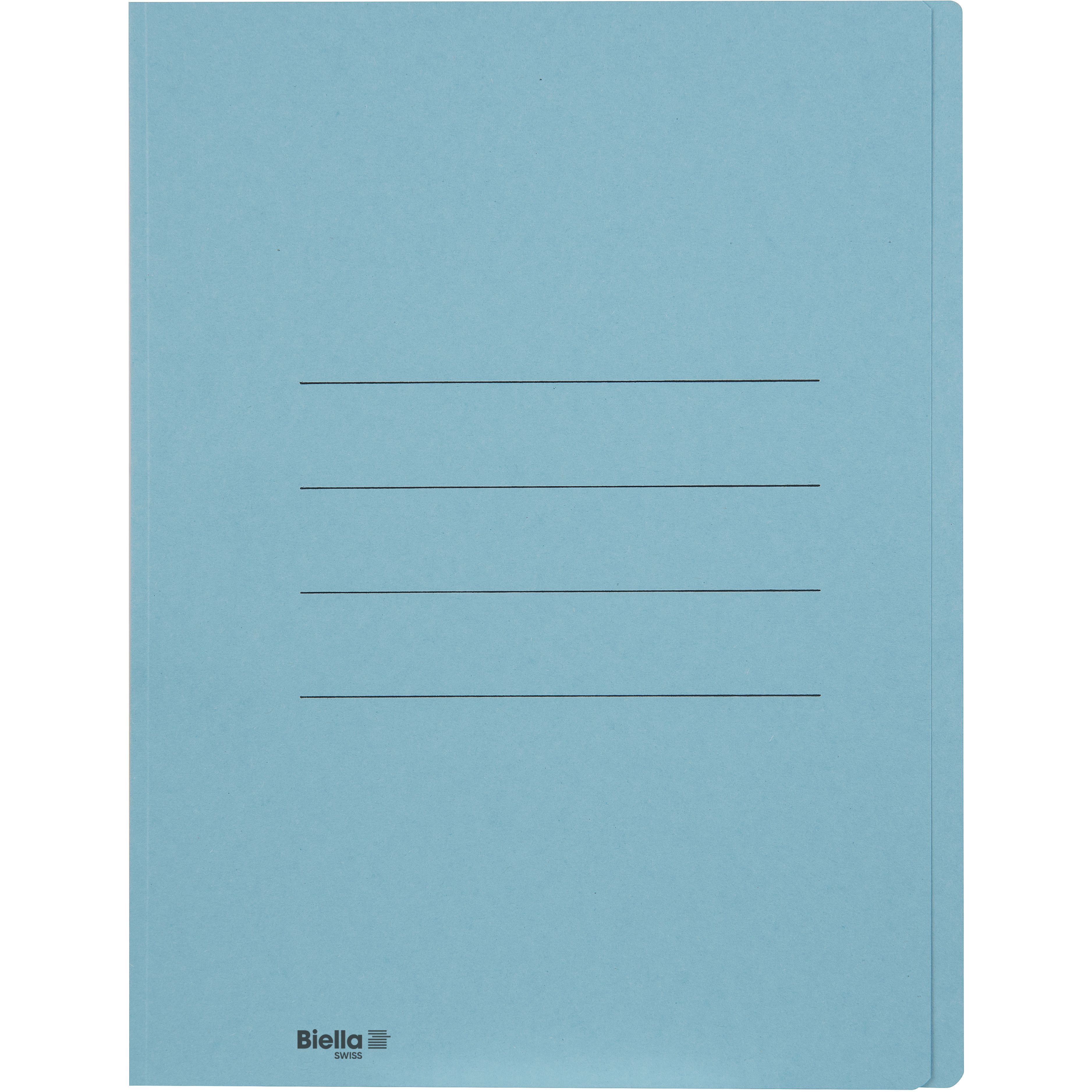BIELLA Einlagemappe A4 25040005U blau 240g/m2