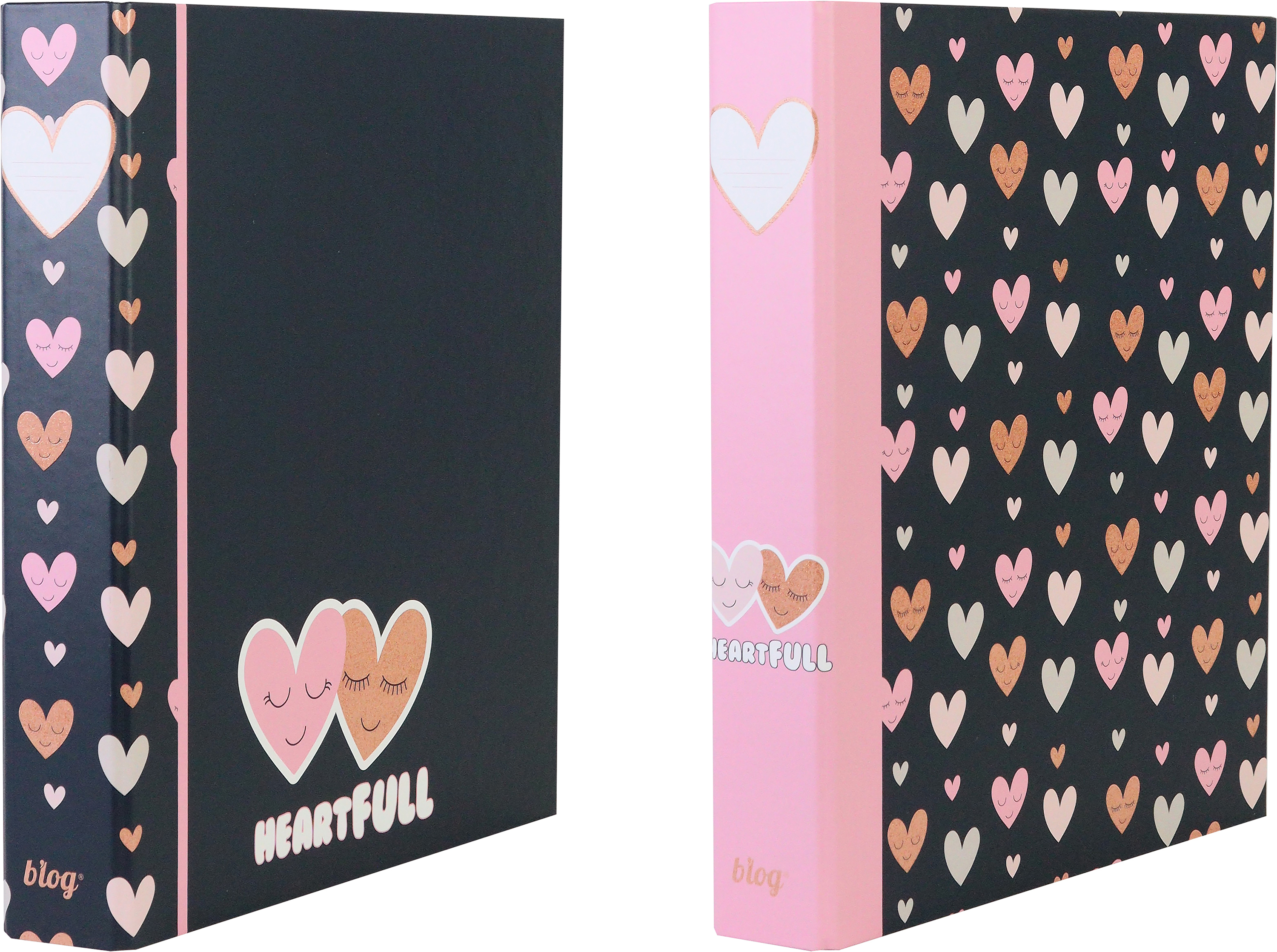 ANCOR Ringbuch A4 118209 B'LOG HEARTS, 4 Ringe