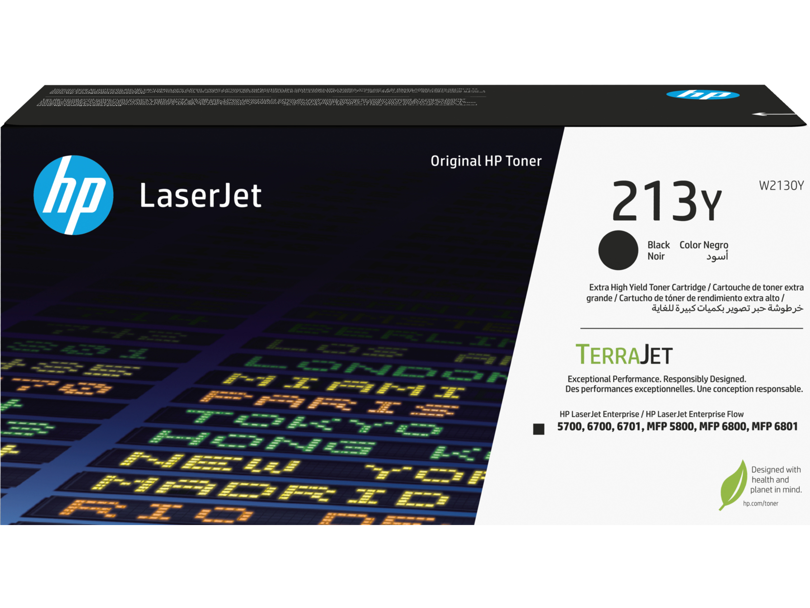 HP Toner-Kartusche schwarz HC plus (W2130Y, 213Y)