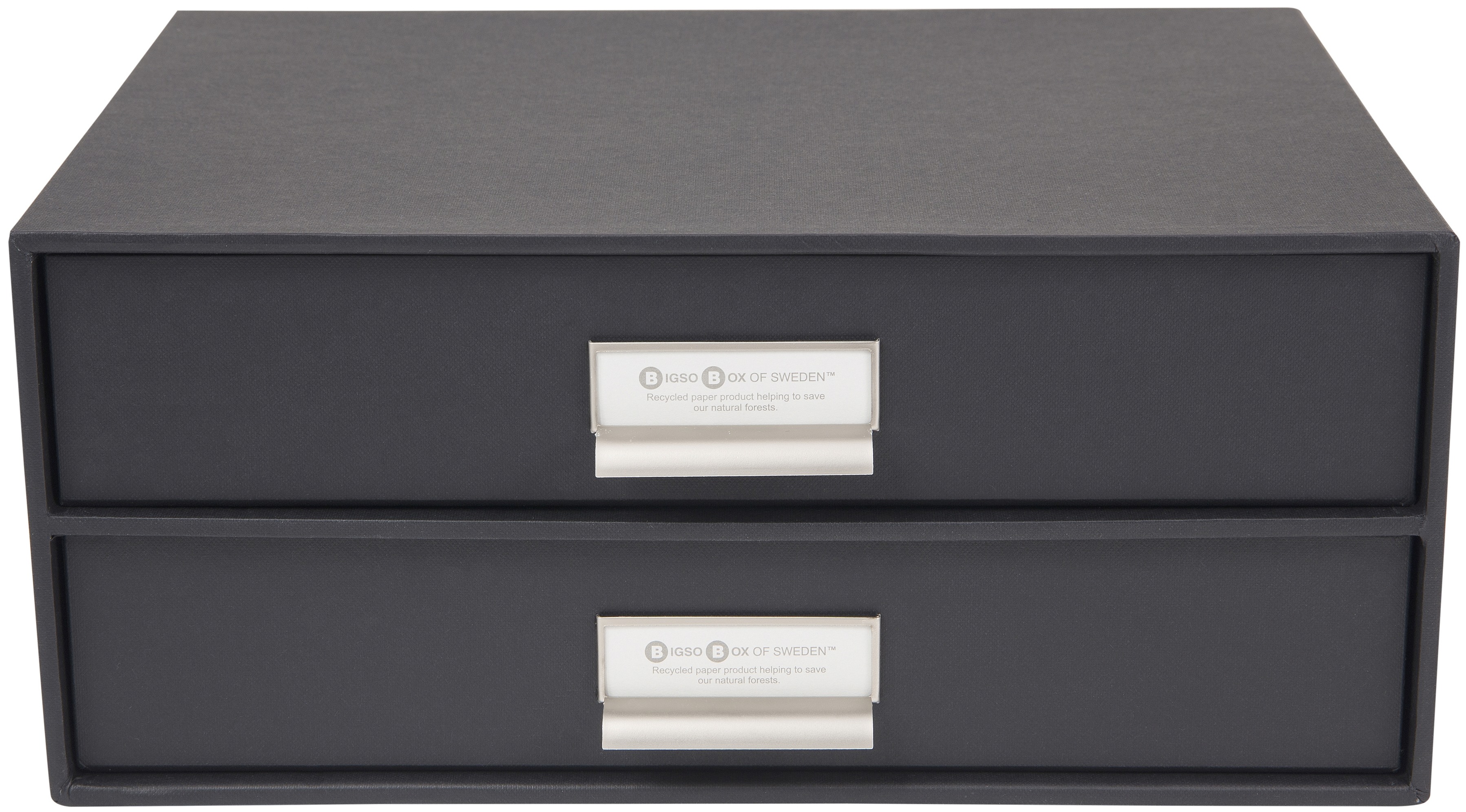 BIGSO BOX OF SWEDEN Schubladenbox Birger 15752000 2 Schubladen, dunkelgrau