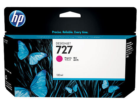 HP Tintenpatrone magenta HC (B3P20A, 727)