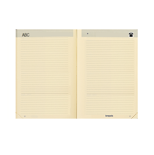 BREPOLS Adressregister chamois 0.835.9900 8.5x12cm 8.5x12cm