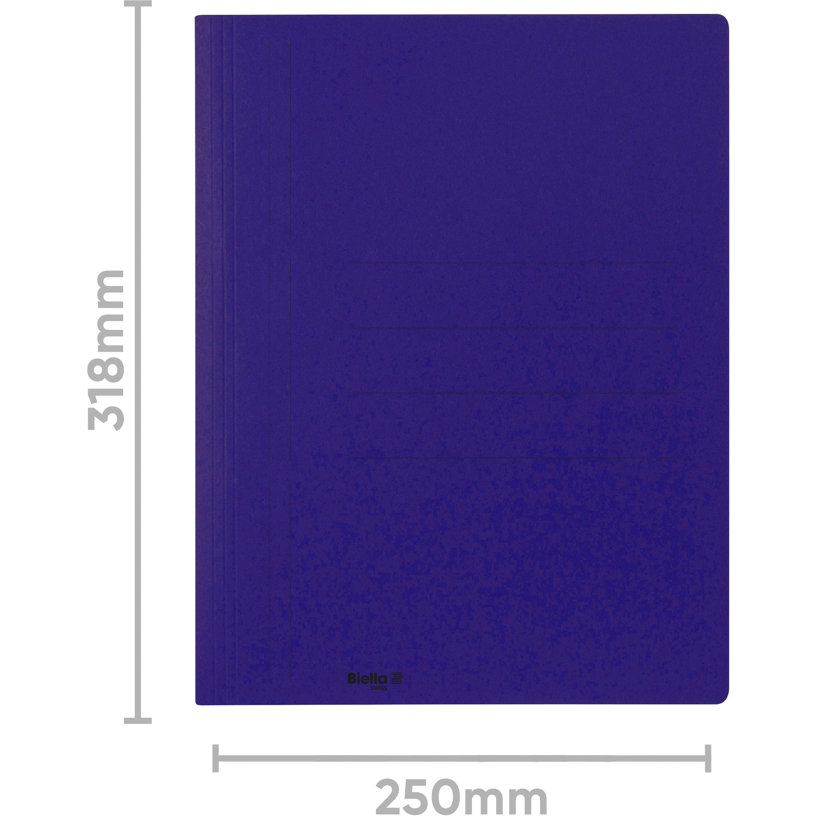 BIELLA Schnellhefter Recycolor 16643005U Spiralmechanik, blau