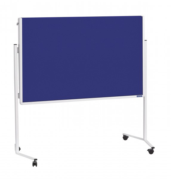 MAGNETOPLAN Moderatorentafel Filz blau 2111303 klappbar 1200x1500mm