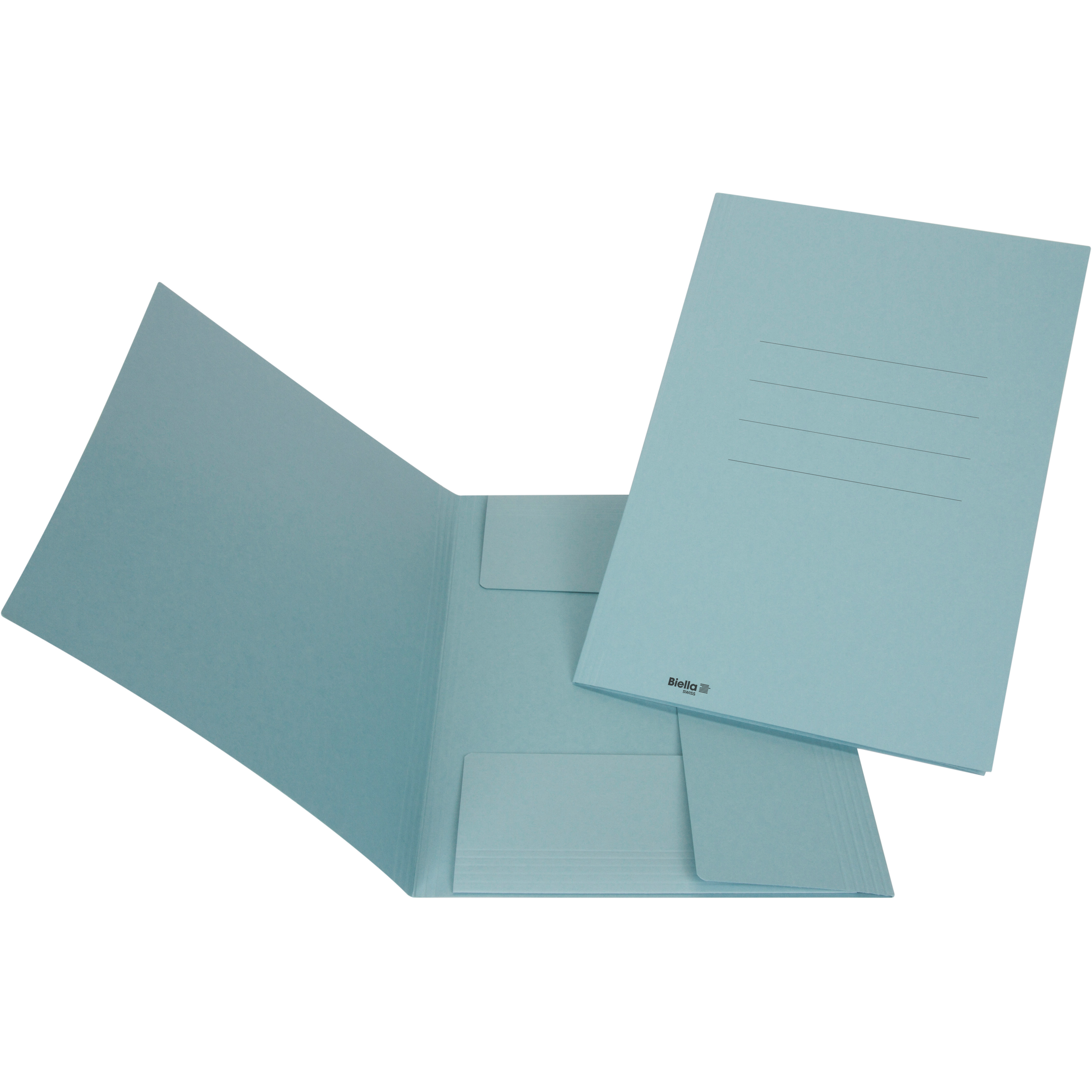 BIELLA Aktensammler Juramappe Folio 17070005U blau, 3 Klappen 200 Bl.