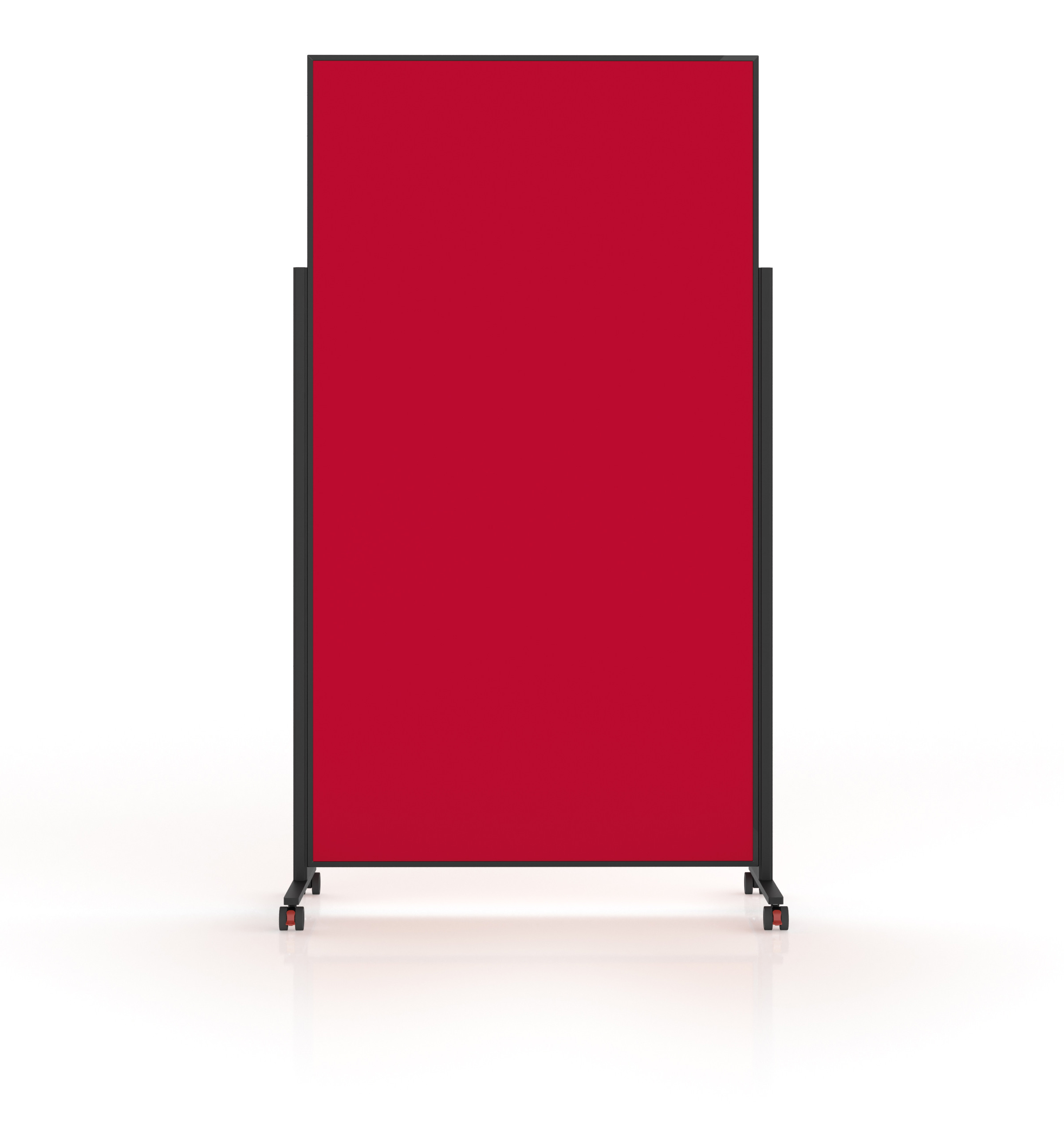 MAGNETOPLAN Design-Moderatorentafel VP 1181206 rot, Filz 1000x1800mm