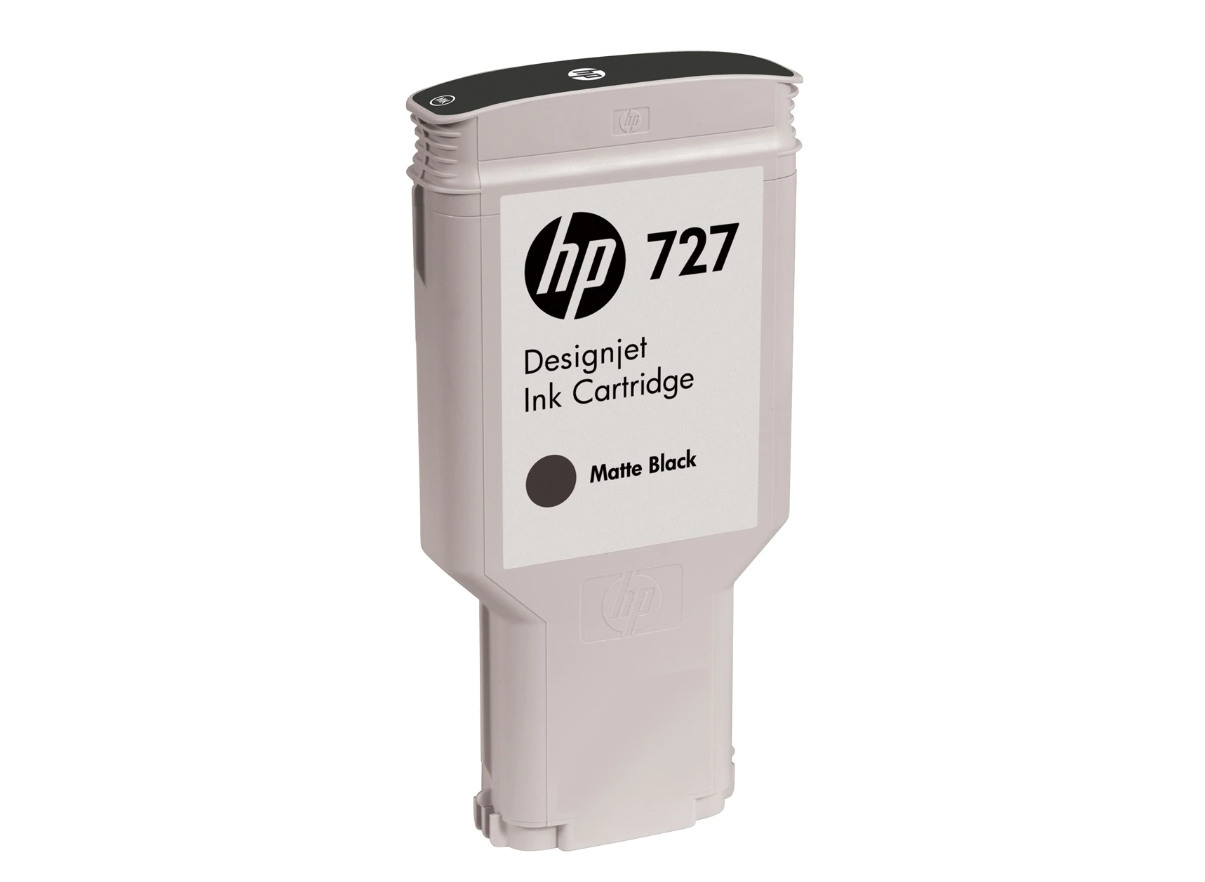 HP Tintenpatrone schwarz matt HC (C1Q12A, 727)