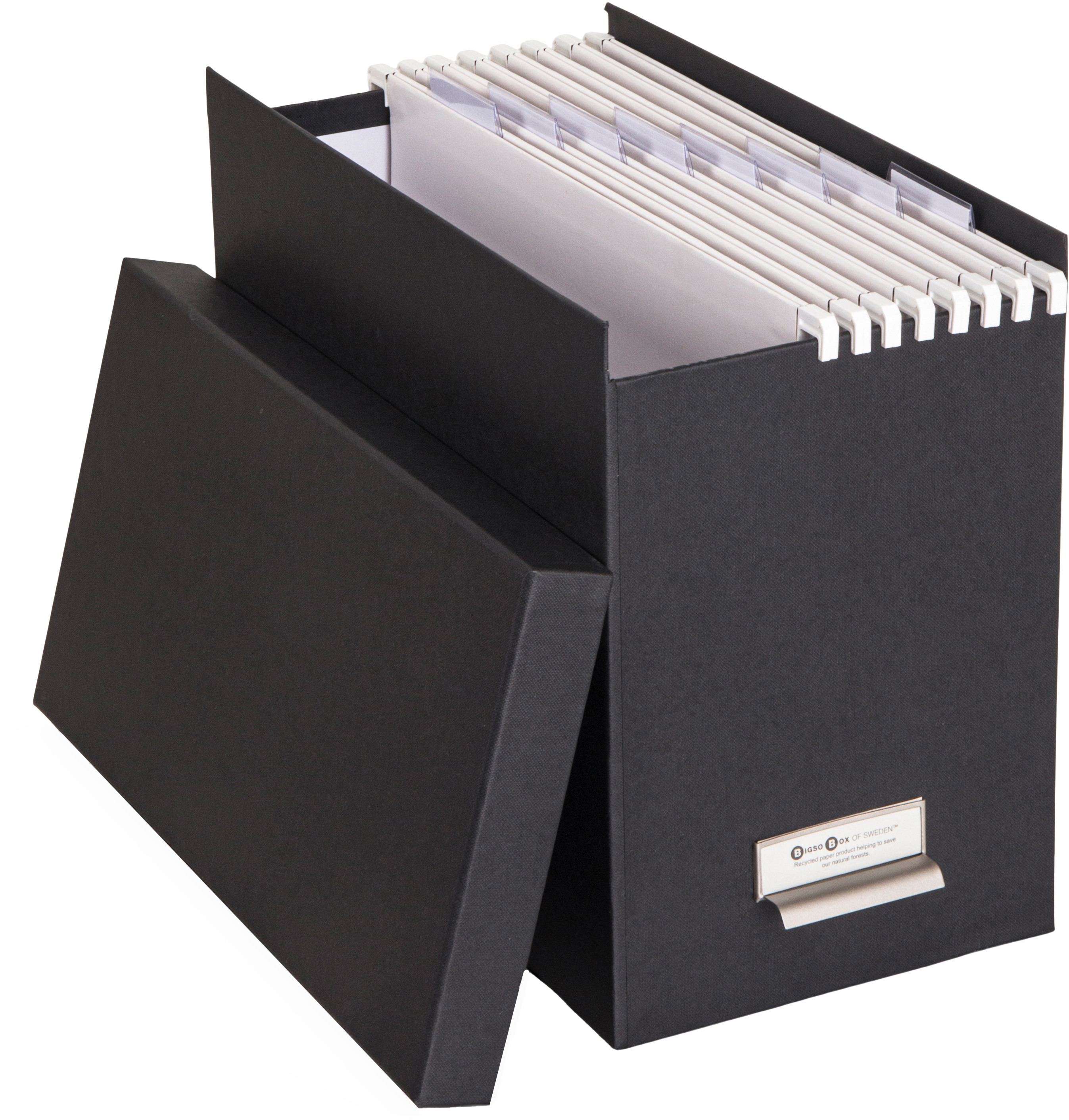 BIGSO BOX OF SWEDEN Hängemappenbox 15859300 8 Hängemappen dunkelgr.