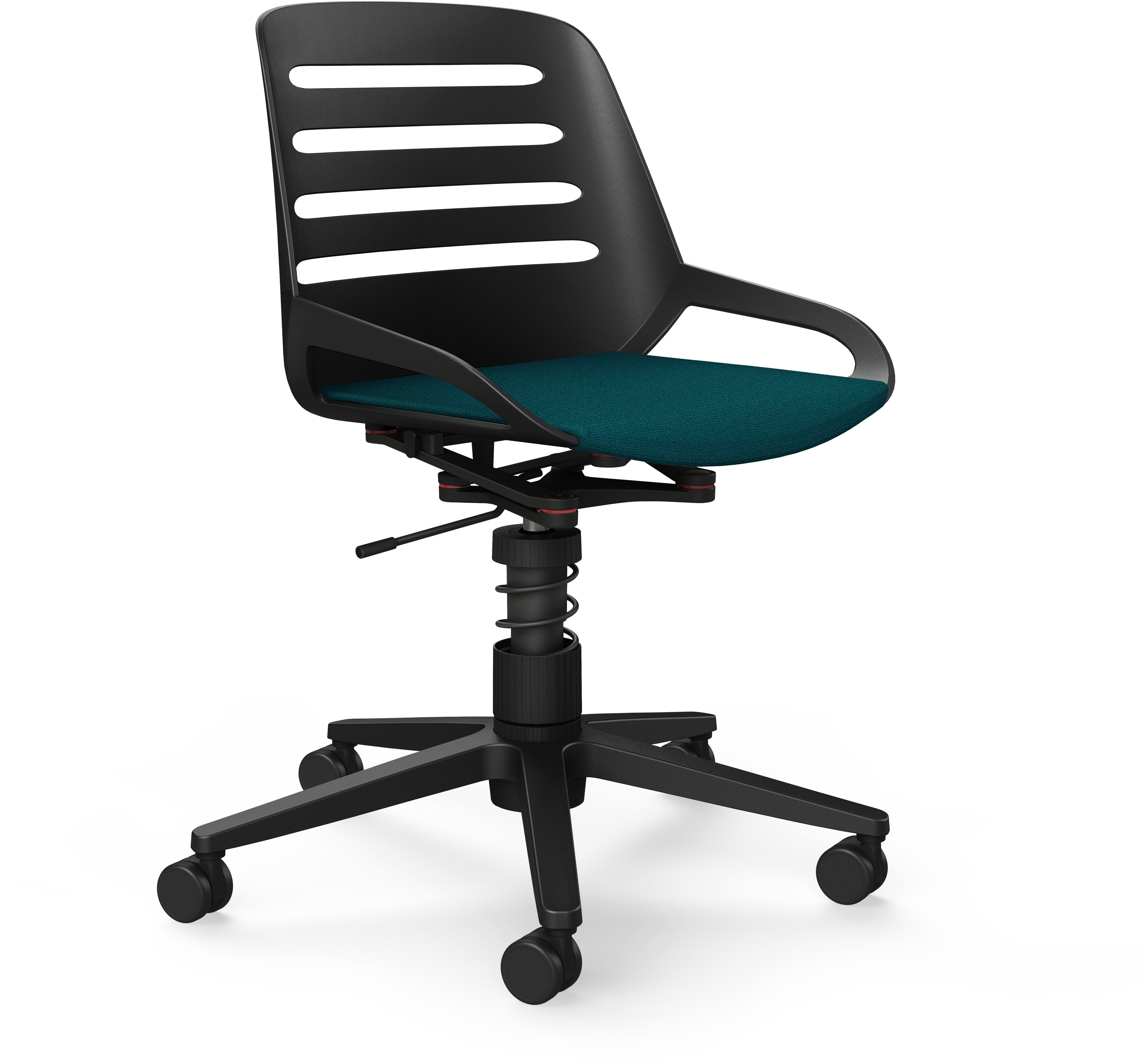 AERIS Bürodrehstuhl Numo Task 962WRSTBKCU2 petrol/schwarz