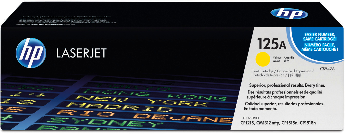 HP Toner-Kartusche gelb (CB542A, 125A)