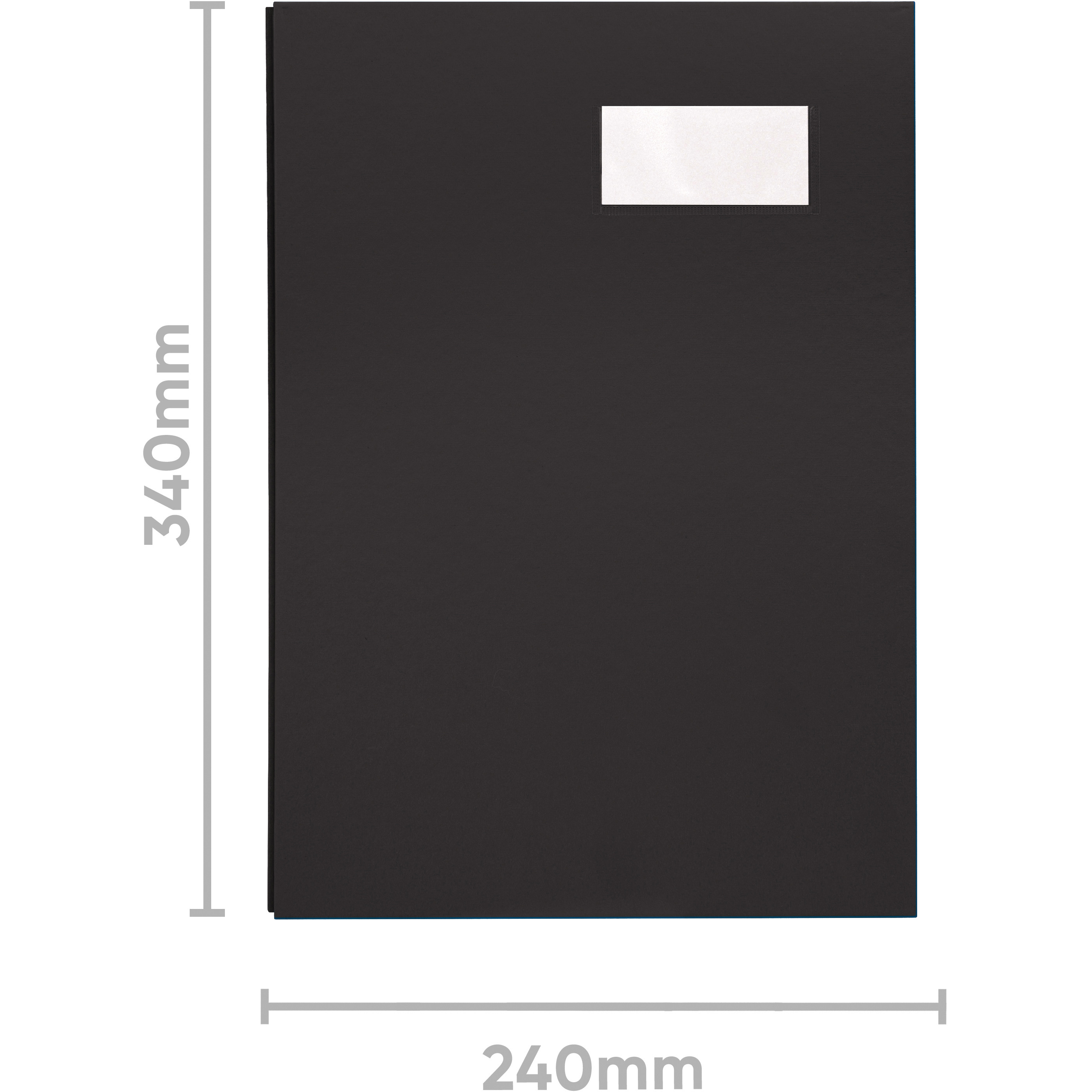 BIELLA Unterschriftenmappe A4 34141027U dunkelgrau 10-teilig