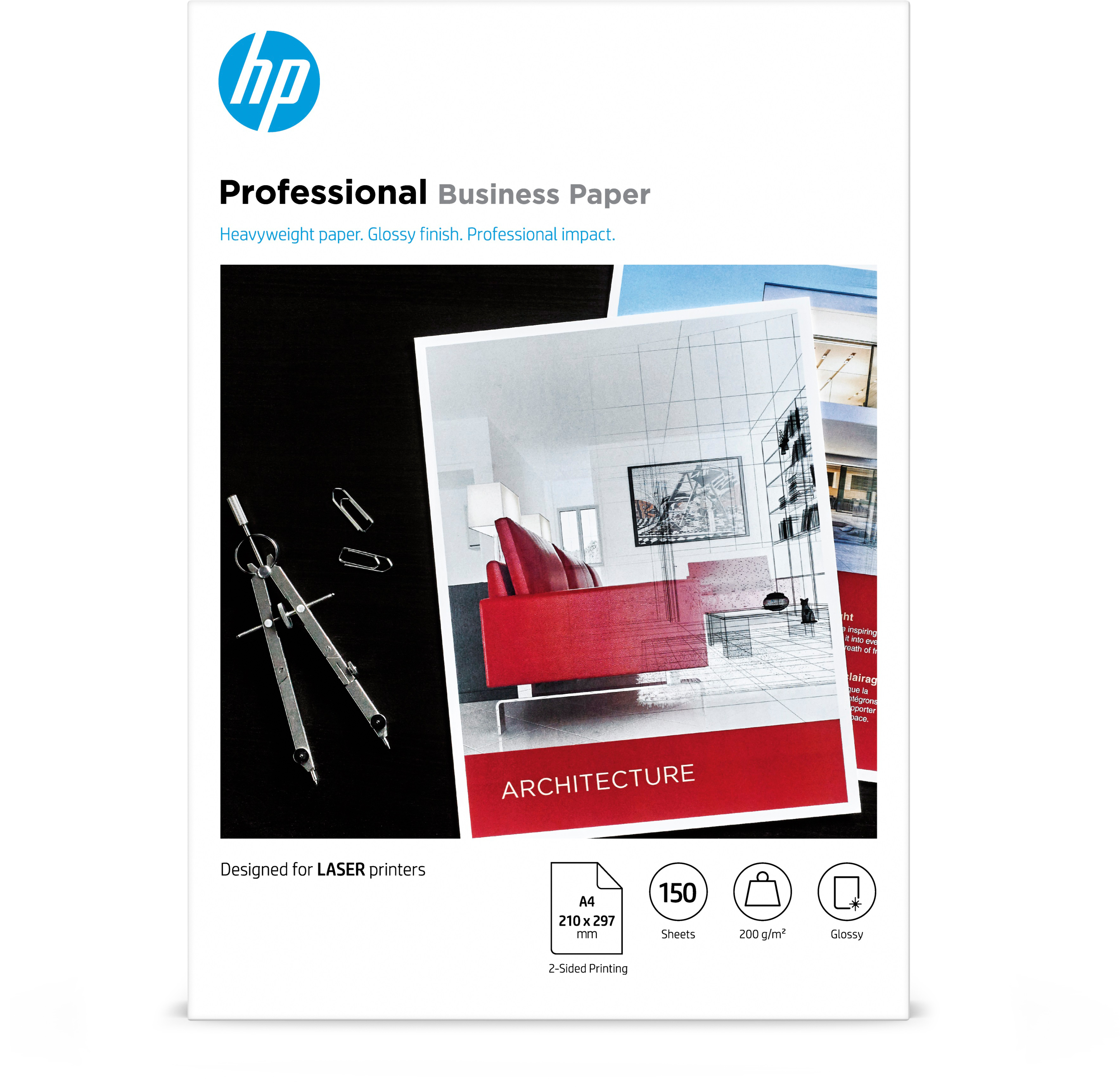 7MV83A HP PROFESSIONAL GLS LJ PAPIER A4 150Blatt 200gr FSC