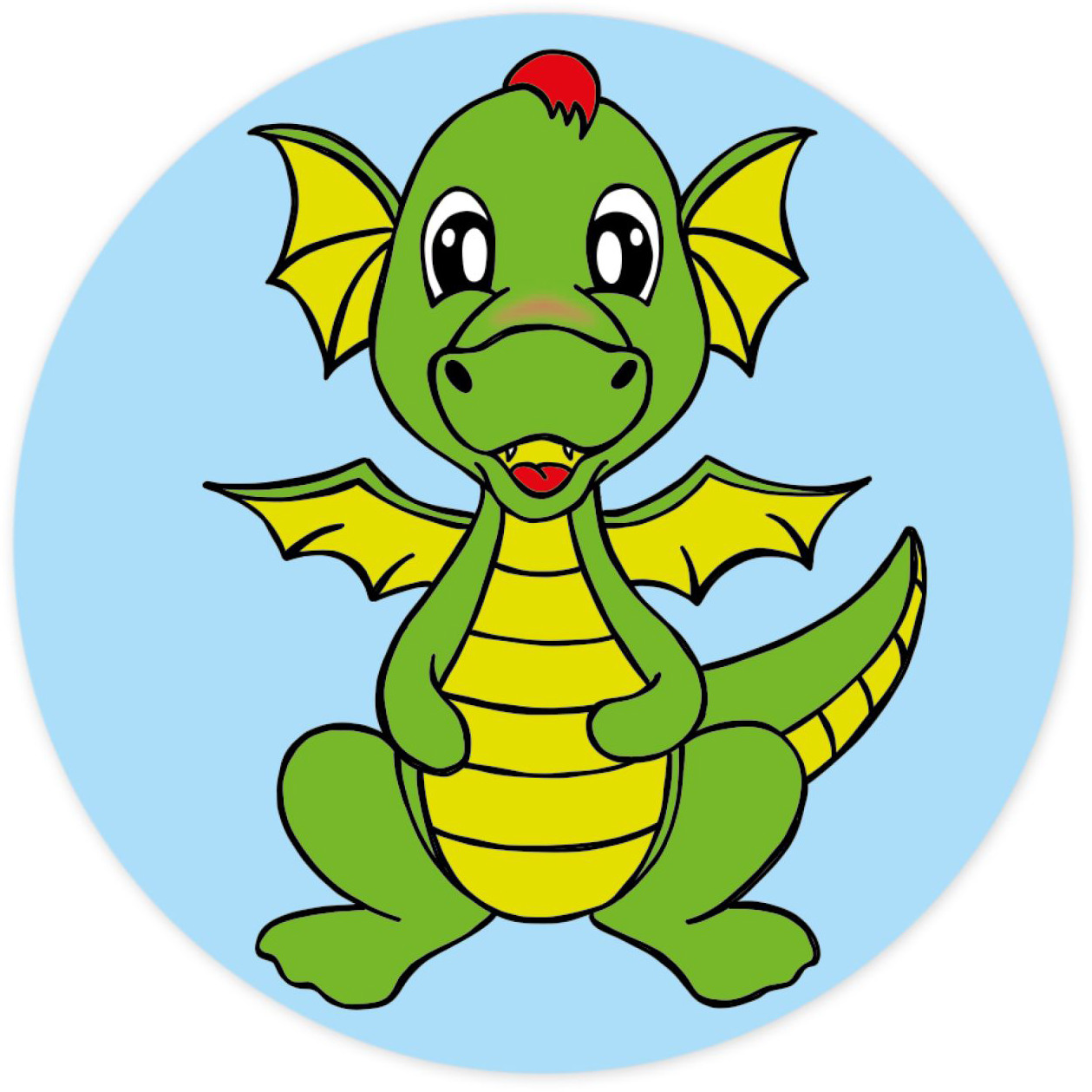 TIMETEX Belobigungs-Aufkleber 62652 Drache 500 Stück