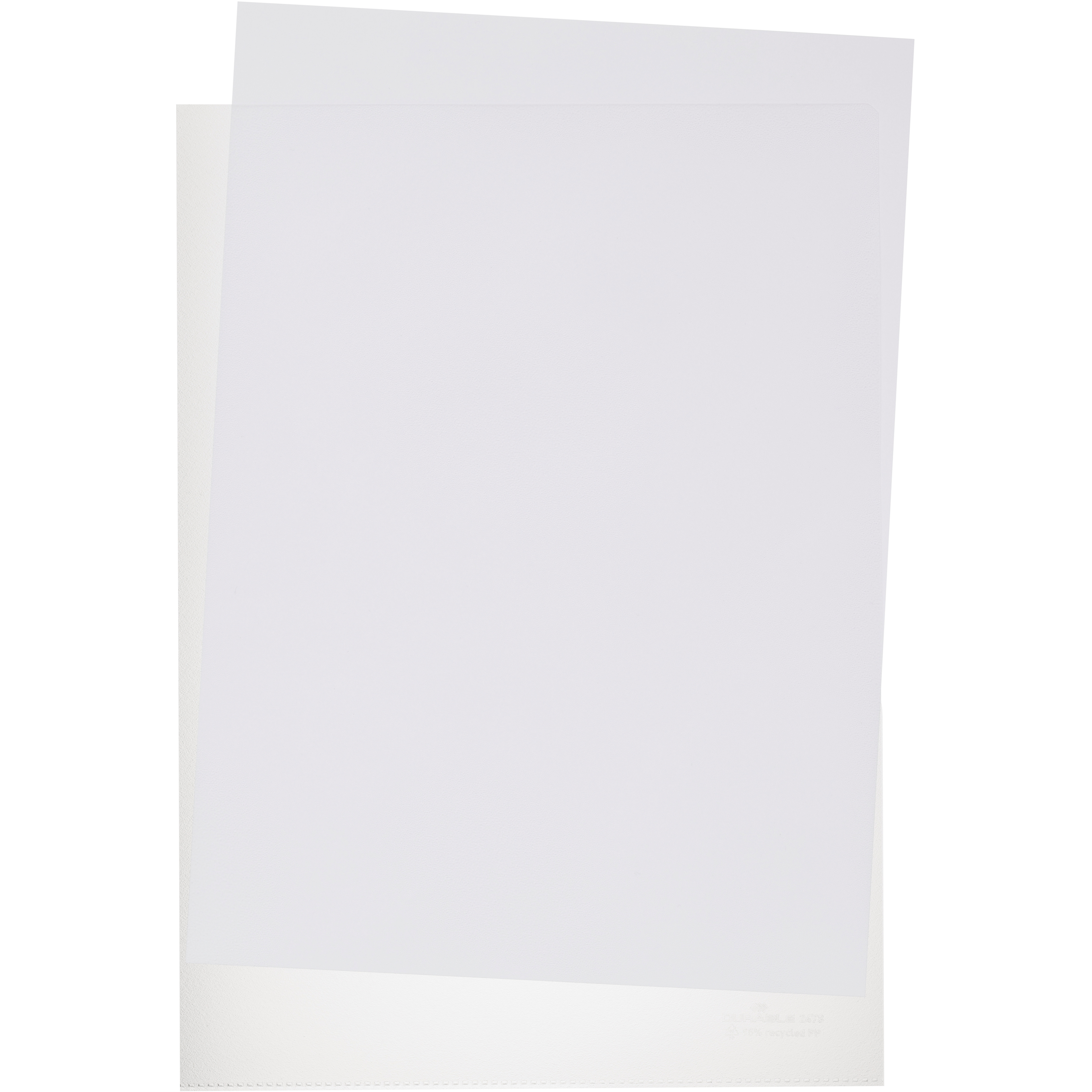 DURABLE Sichtmappen recycling A4 247819 transparent 100 Stück