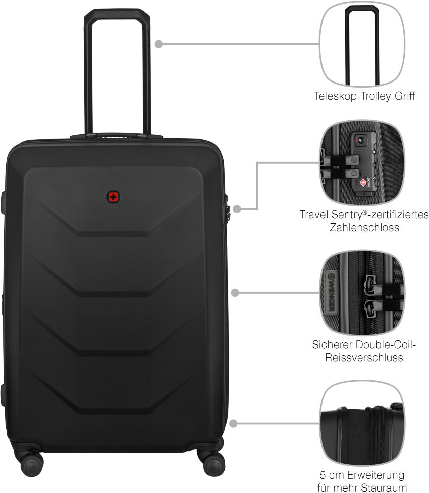 WENGER Prymo Large 93l 612538 Hardside Case Black