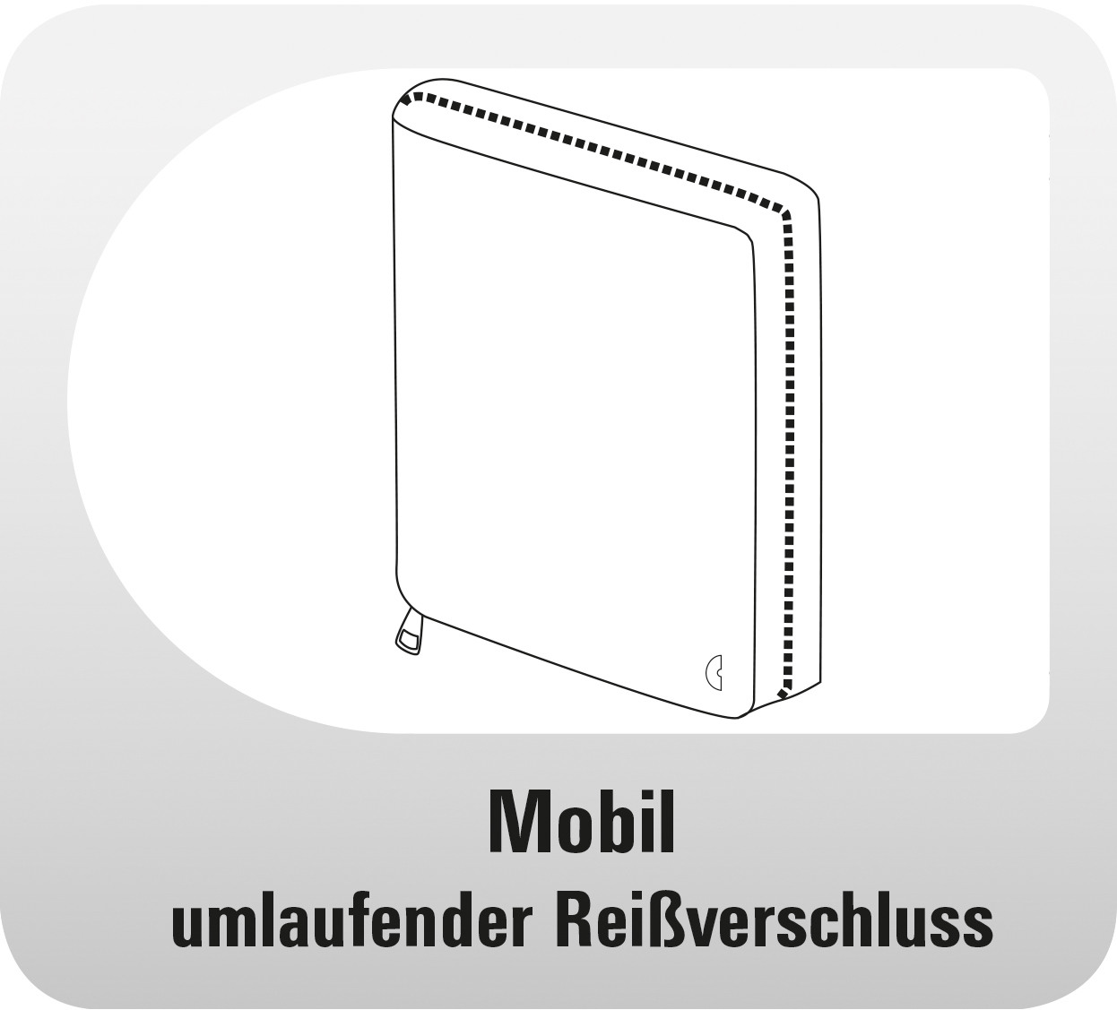 CHRONOPLAN Ringbuch Einsteiger Mobil 50163Z.26 Kunstleder schwarz A5