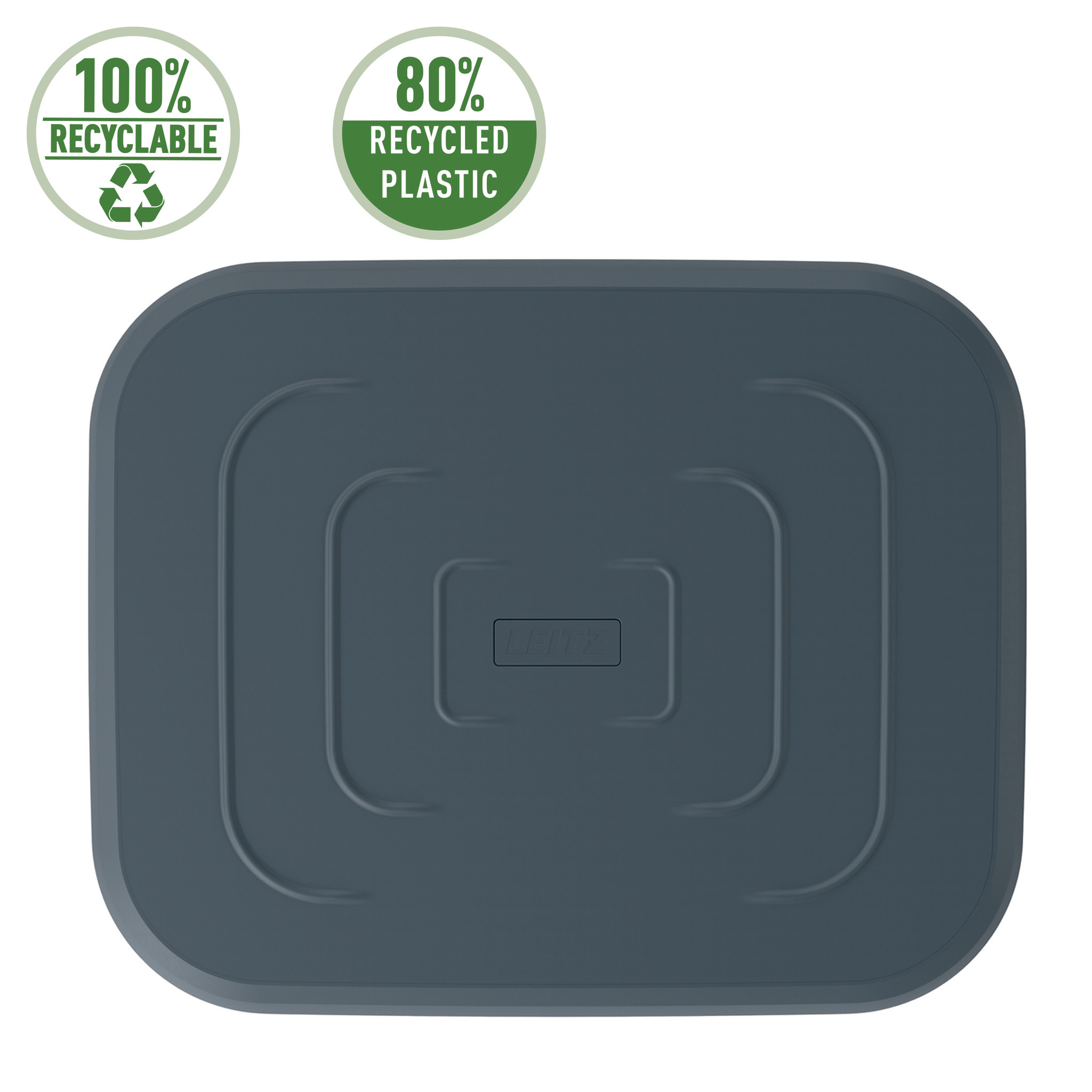 LEITZ Fussstütze Ergo 6546-00-89 Grau 340x58x420mm