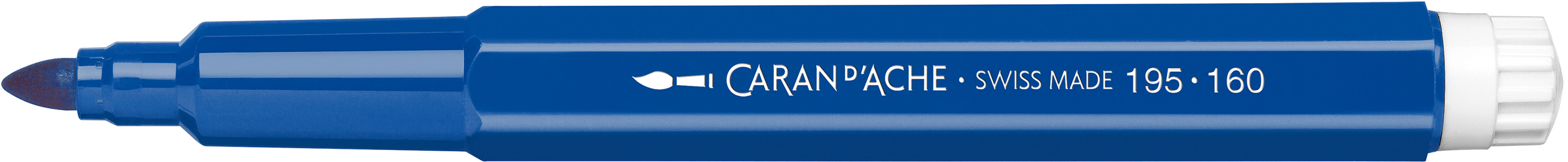 CARAN D'ACHE Fasermalstift Fancolor Maxi 195.160 blau
