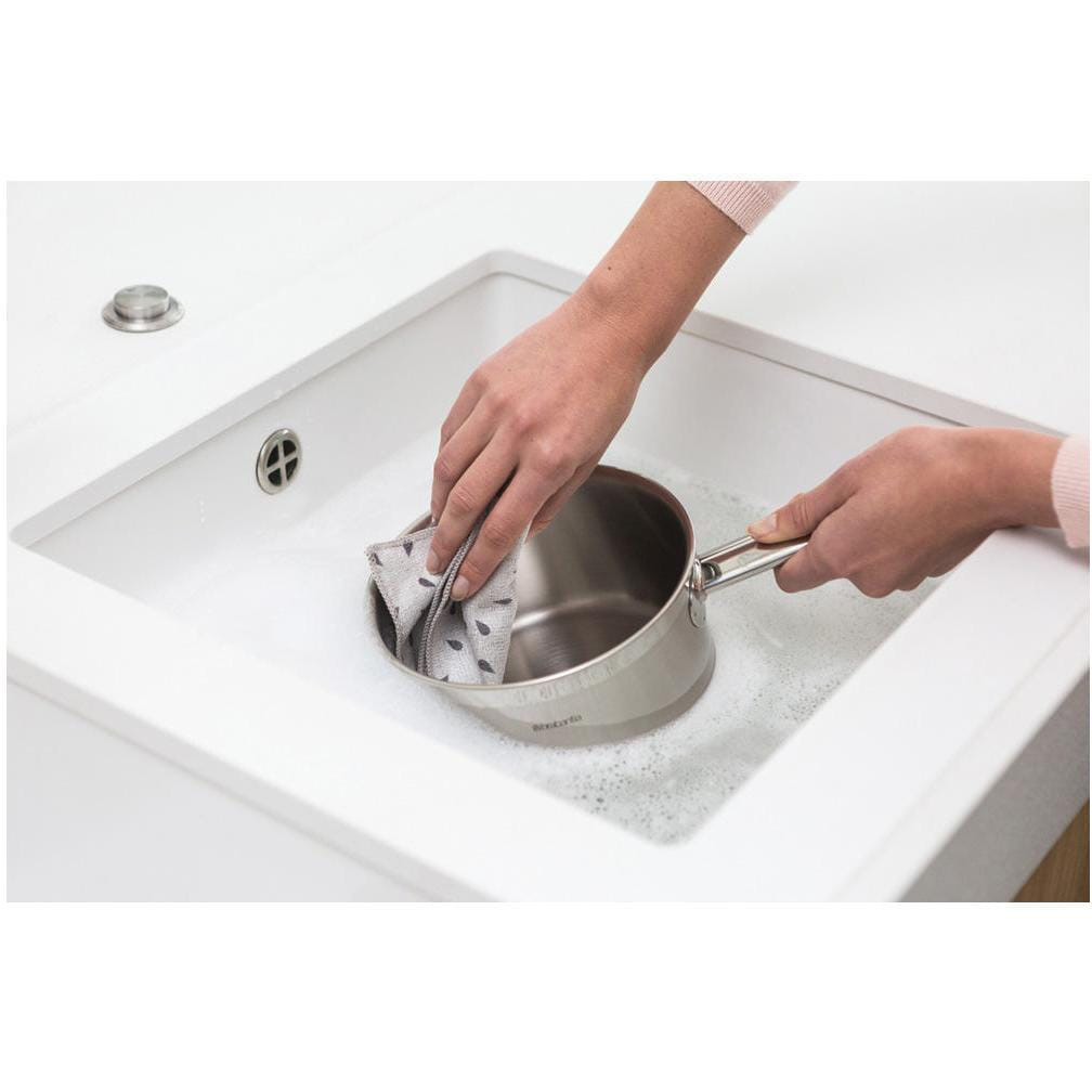 BRABANTIA Mikrofaser-Reinigungstuch 117688 light 2 Stück