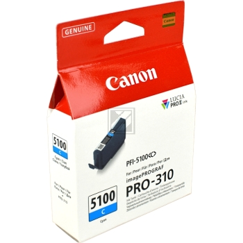 Canon Tintenpatrone cyan (6953C001, PFI-5100C)