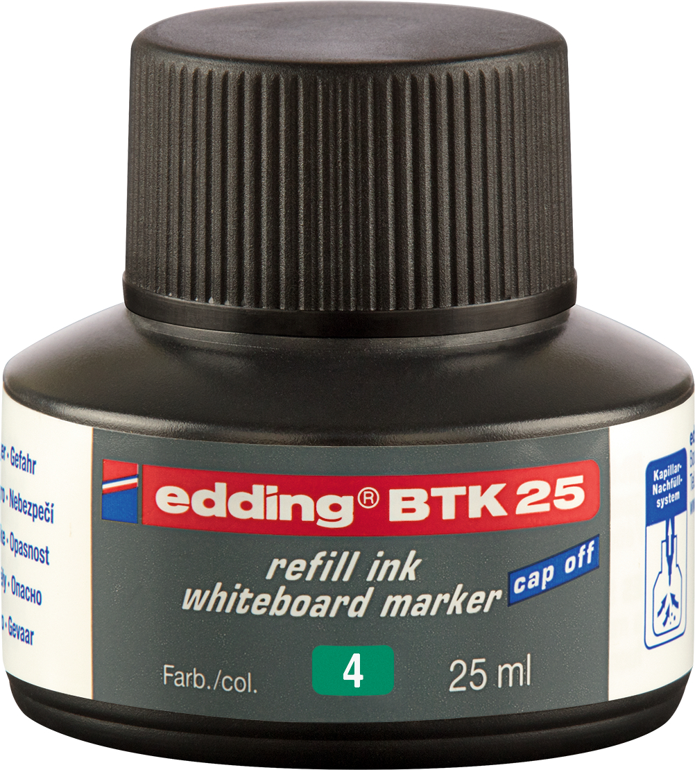 EDDING Nachfülltusche BTK25 BTK-25-4 grün