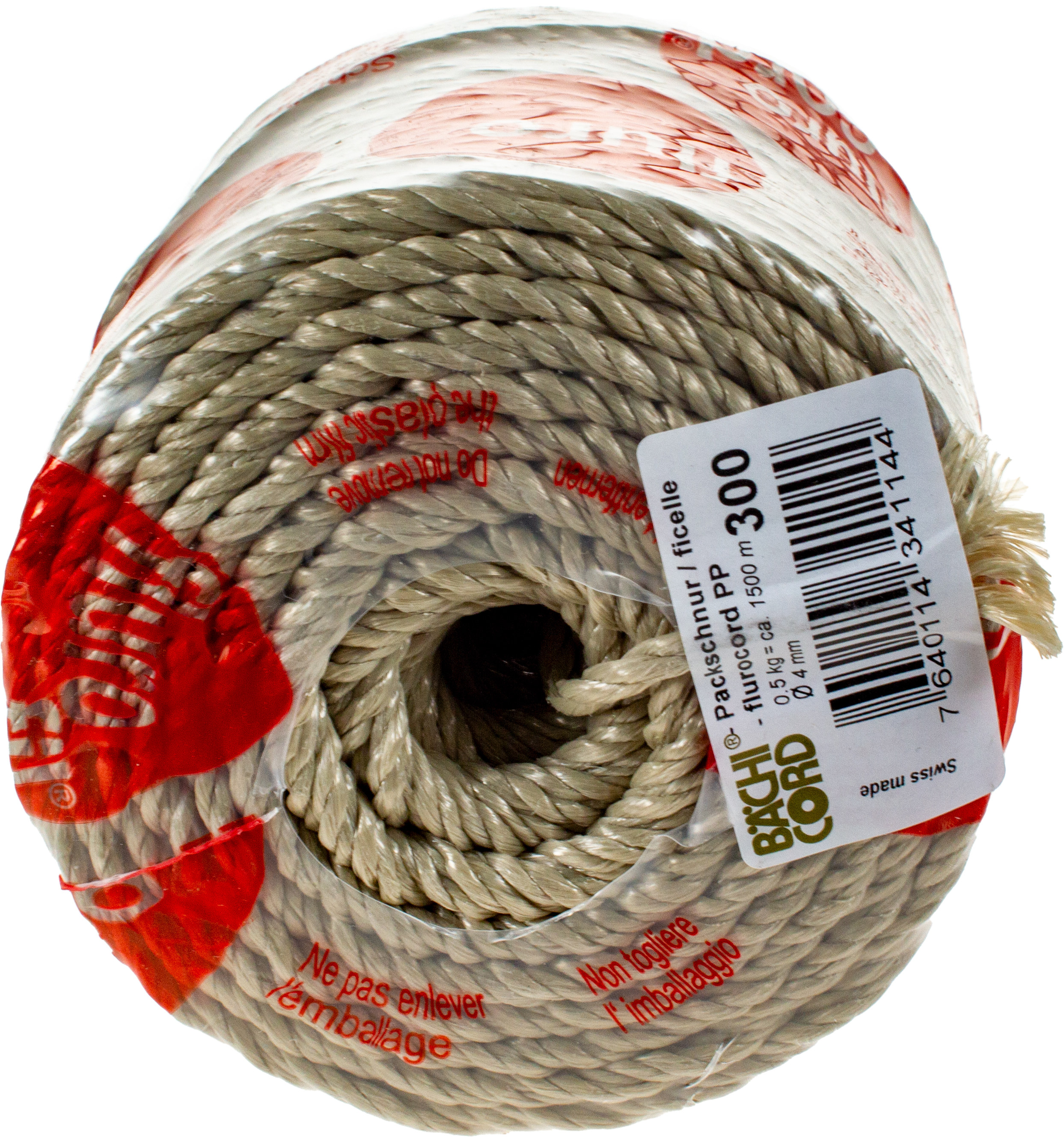 BAECHI Packschnur Flurocord 411003005 150m, 4mm 500g