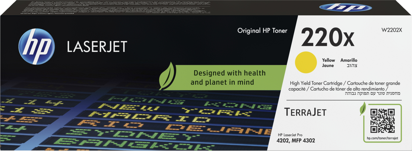 HP Toner-Kartusche gelb HC (W2202X, 220X)