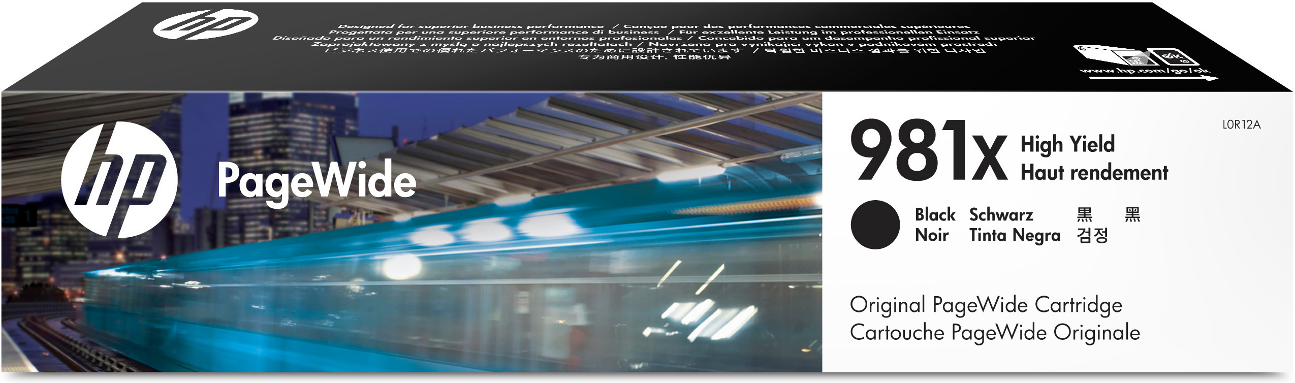 HP Tintenpatrone schwarz HC (L0R12A, 981X)