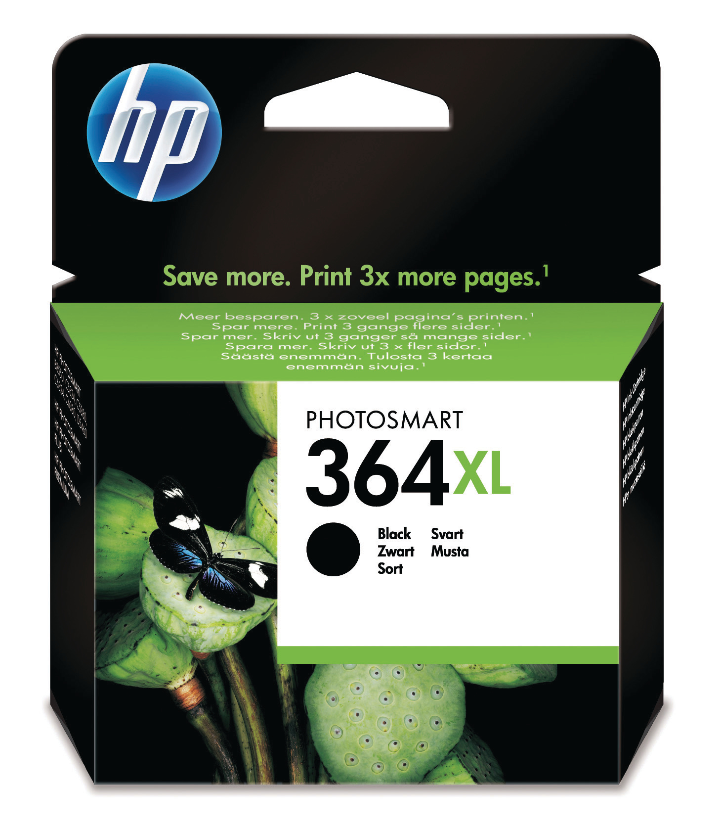 HP Tintenpatrone schwarz HC (CN684EE, 364XL)