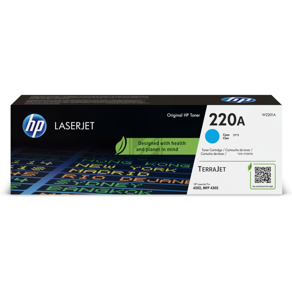 HP Toner-Kartusche cyan SC (W2201A, 220A)