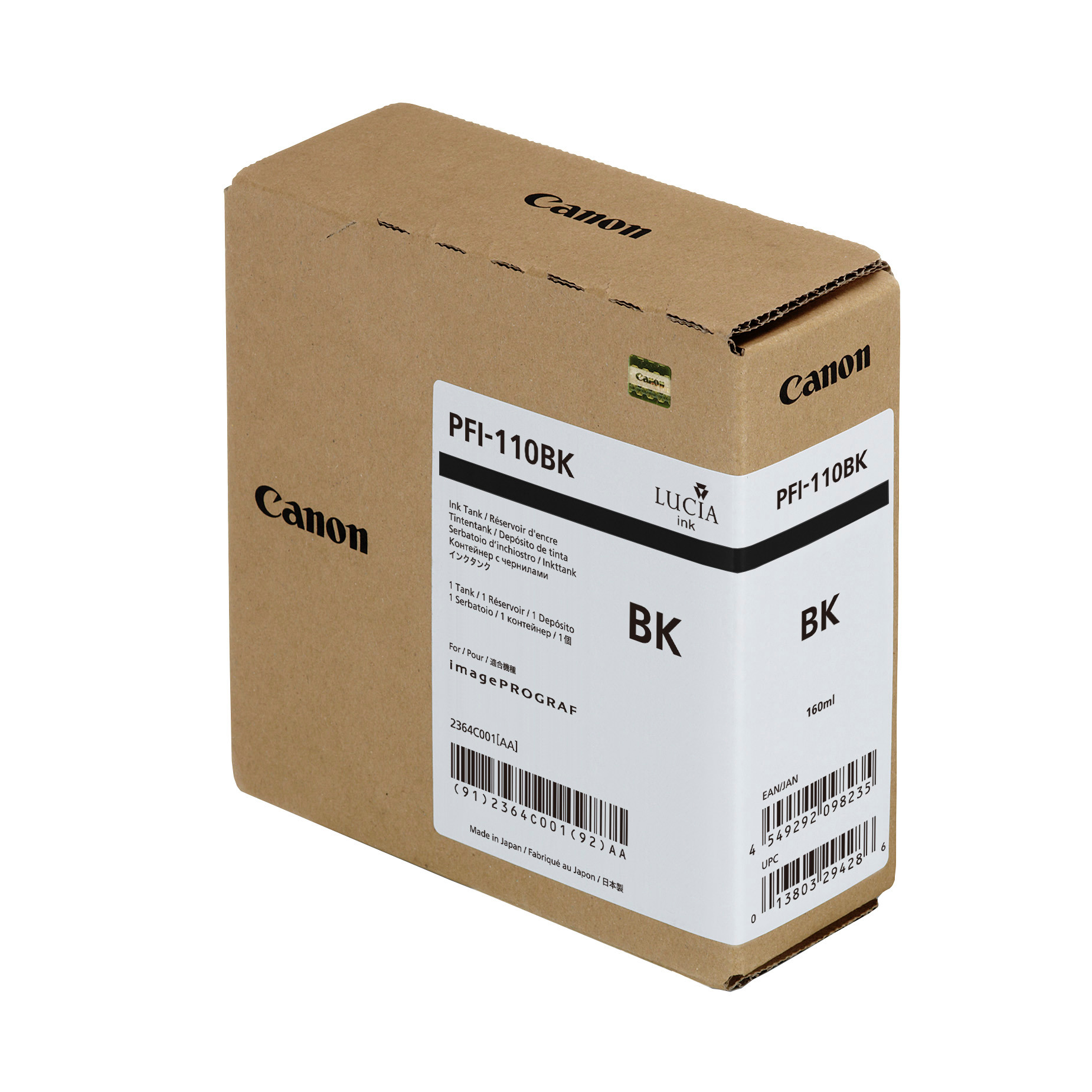 Canon Tintenpatrone schwarz (2364C001AA, PFI-110BK)