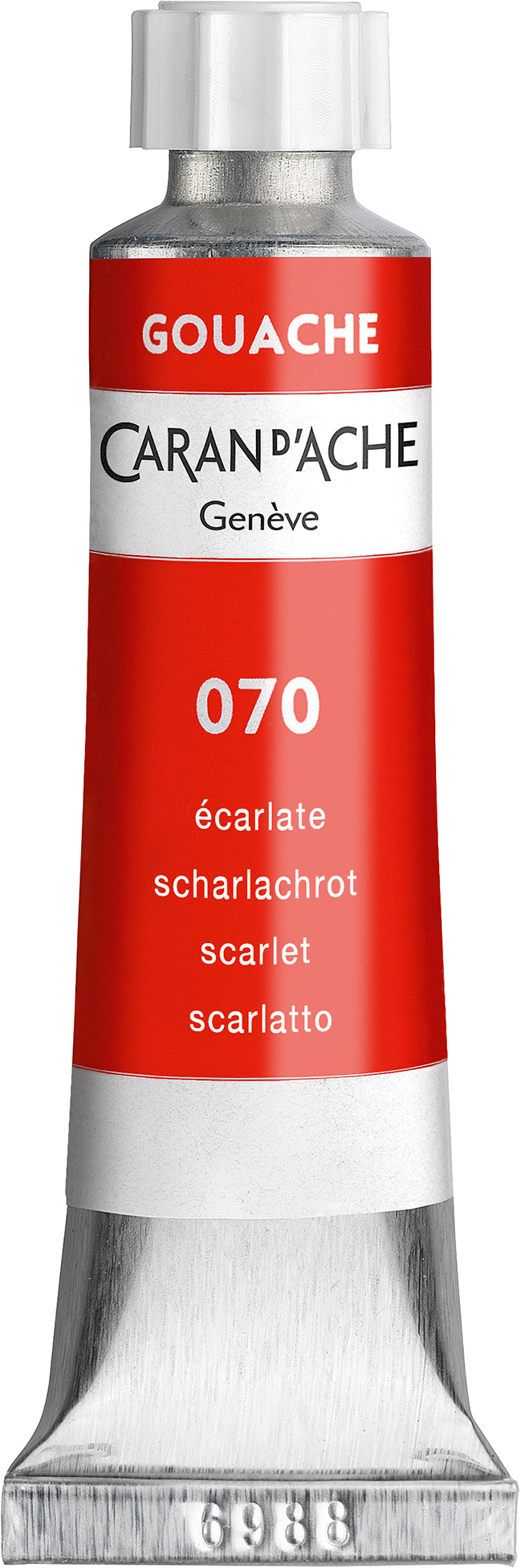 CARAN D'ACHE Deckfarbe Gouache 10ml 2001.070 rot