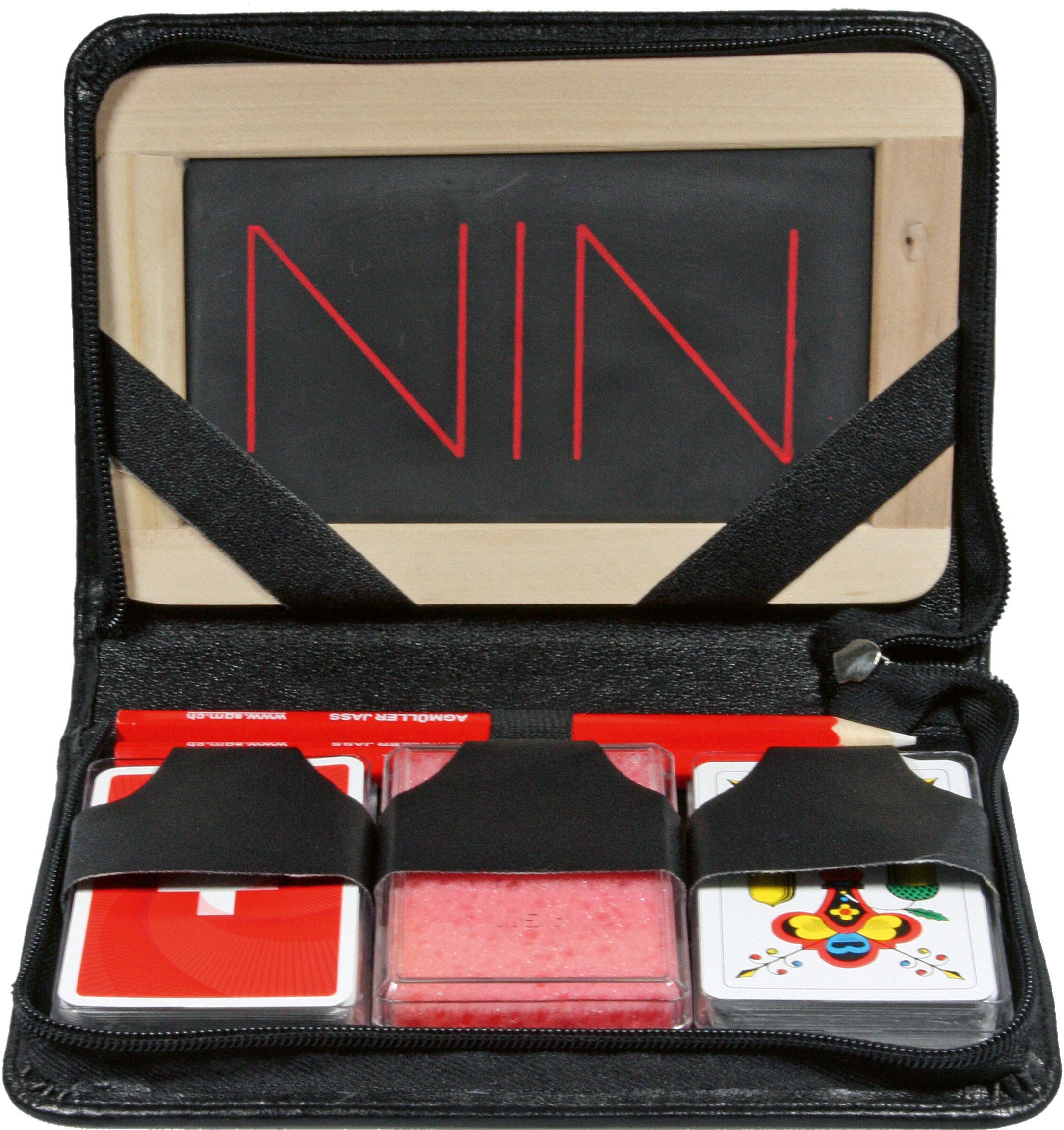 AGMÜLLER Jasskarten-Set Etui schwarz 11531003 Schweiz