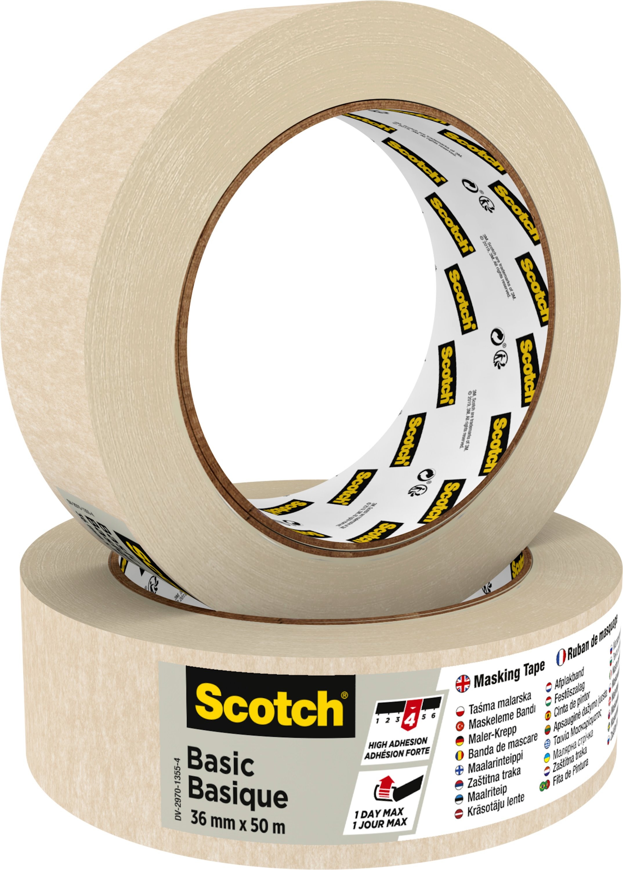 SCOTCH Abdeckband Basic 36mmx50m BASIC3650 beige