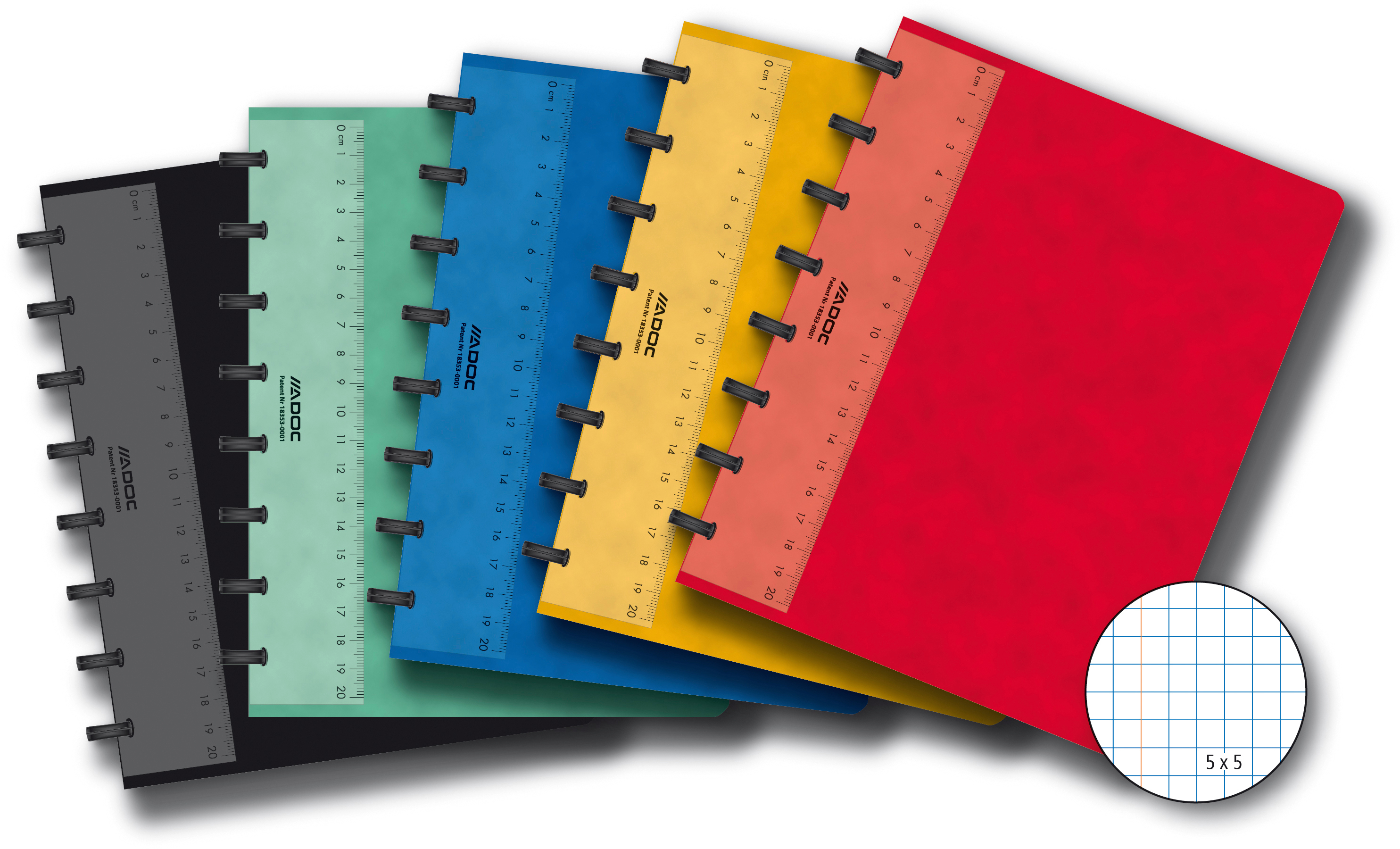 ADOC Notizheft Pap-Ex A5 3055.100 kariert