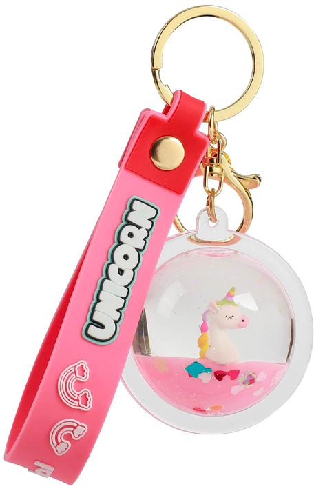 I-TOTAL Schlüsselanhänger Kugel XL2793C Unicorn pink