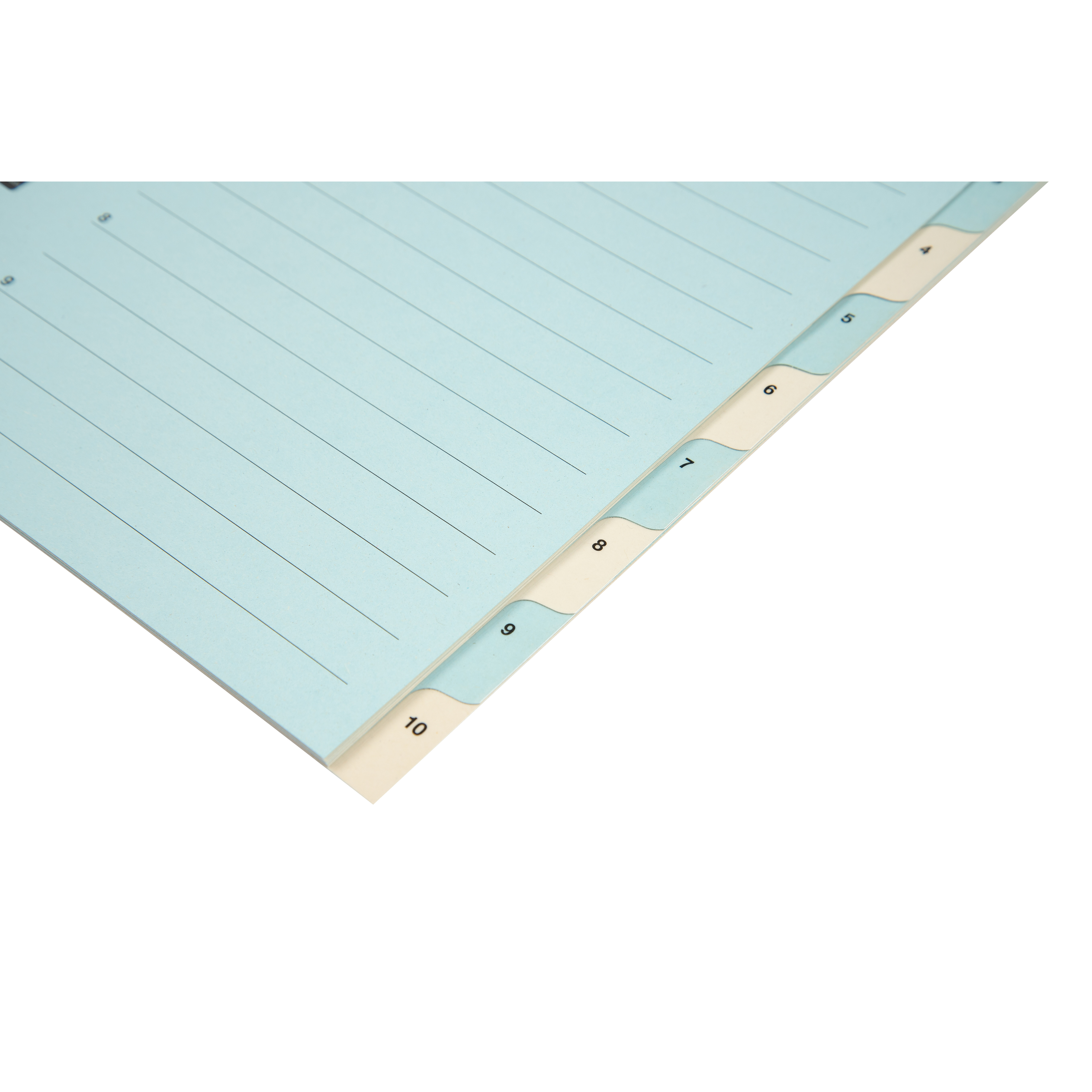 BIELLA Kartonregister 210g A4 46244000U blau/gelb 1-10