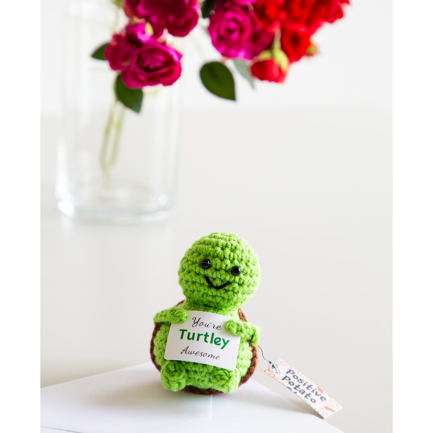 I AM CREATIVE Positive Schildkröte 9cm 1000-1551 grün