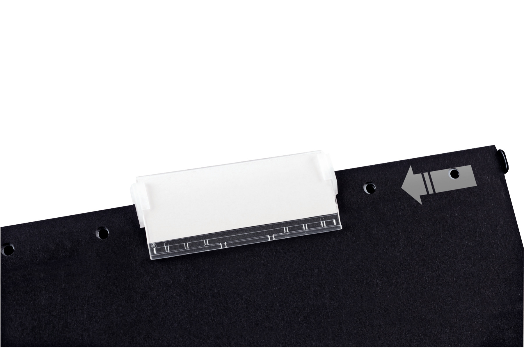 LEITZ Kunststoff-Reiter 60x35mm 61260003 transparent 5 Stück