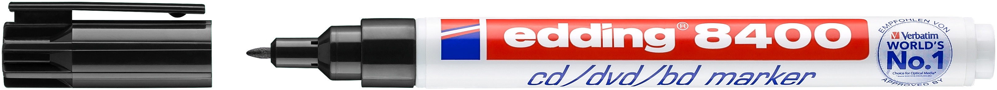 EDDING CD-Marker 8400 0,5-1mm 8400-1 schwarz