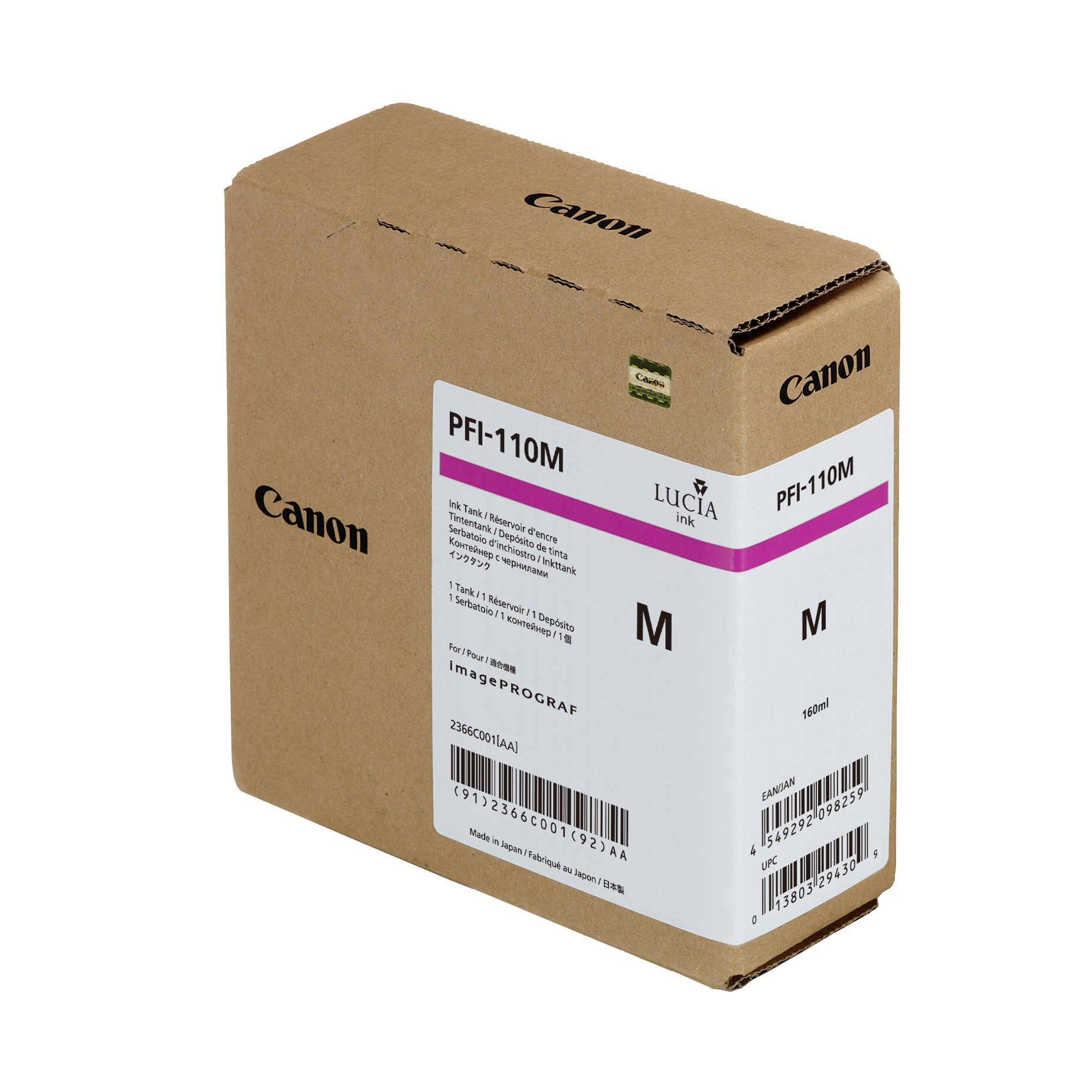 Canon Tintenpatrone magenta (2366C001AA, PFI-110M)
