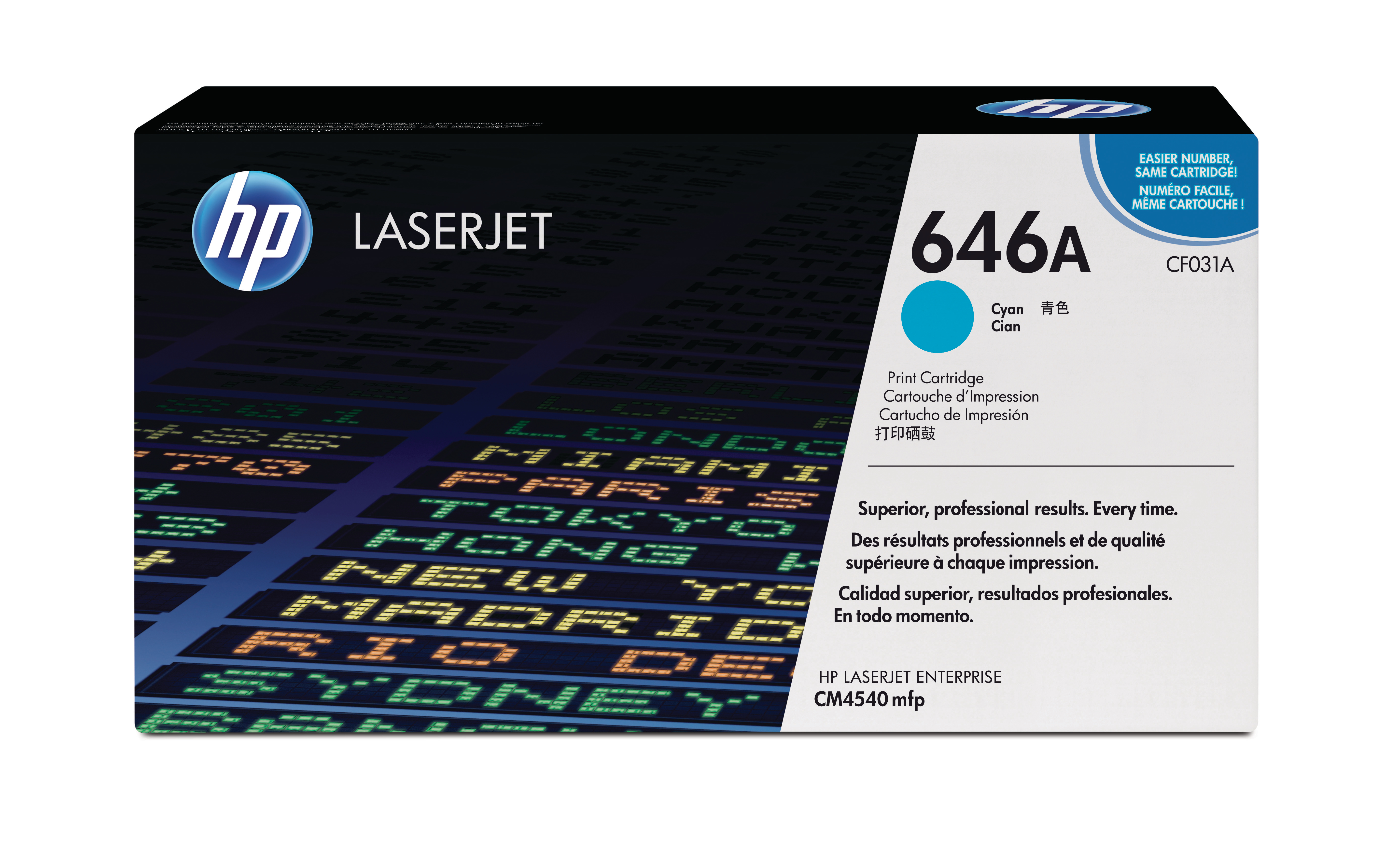 HP Toner-Kartusche cyan (CF031A, 646A)