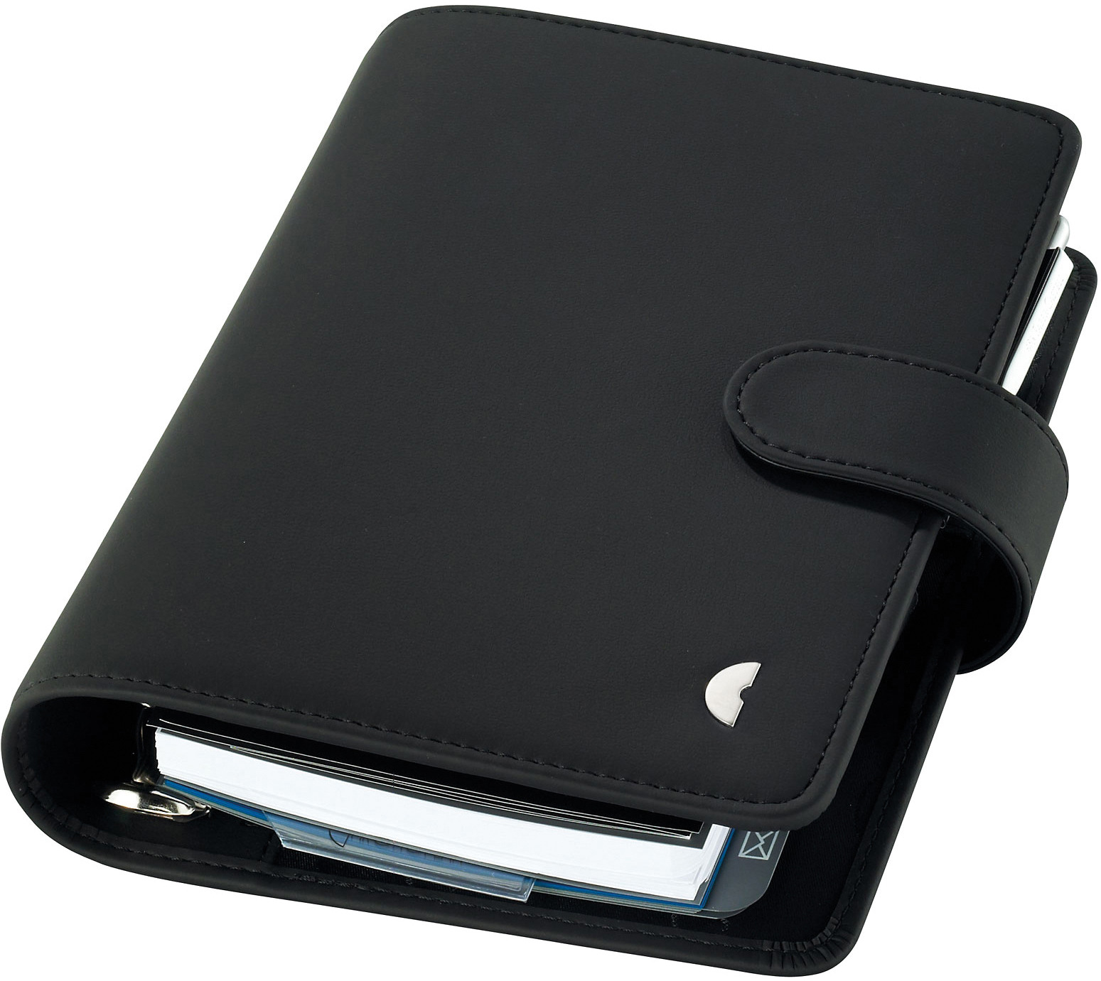 CHRONOPLAN Ringbuch Einsteiger Standard 50108Z.26 ProGrip Mat. Schwarz Midi